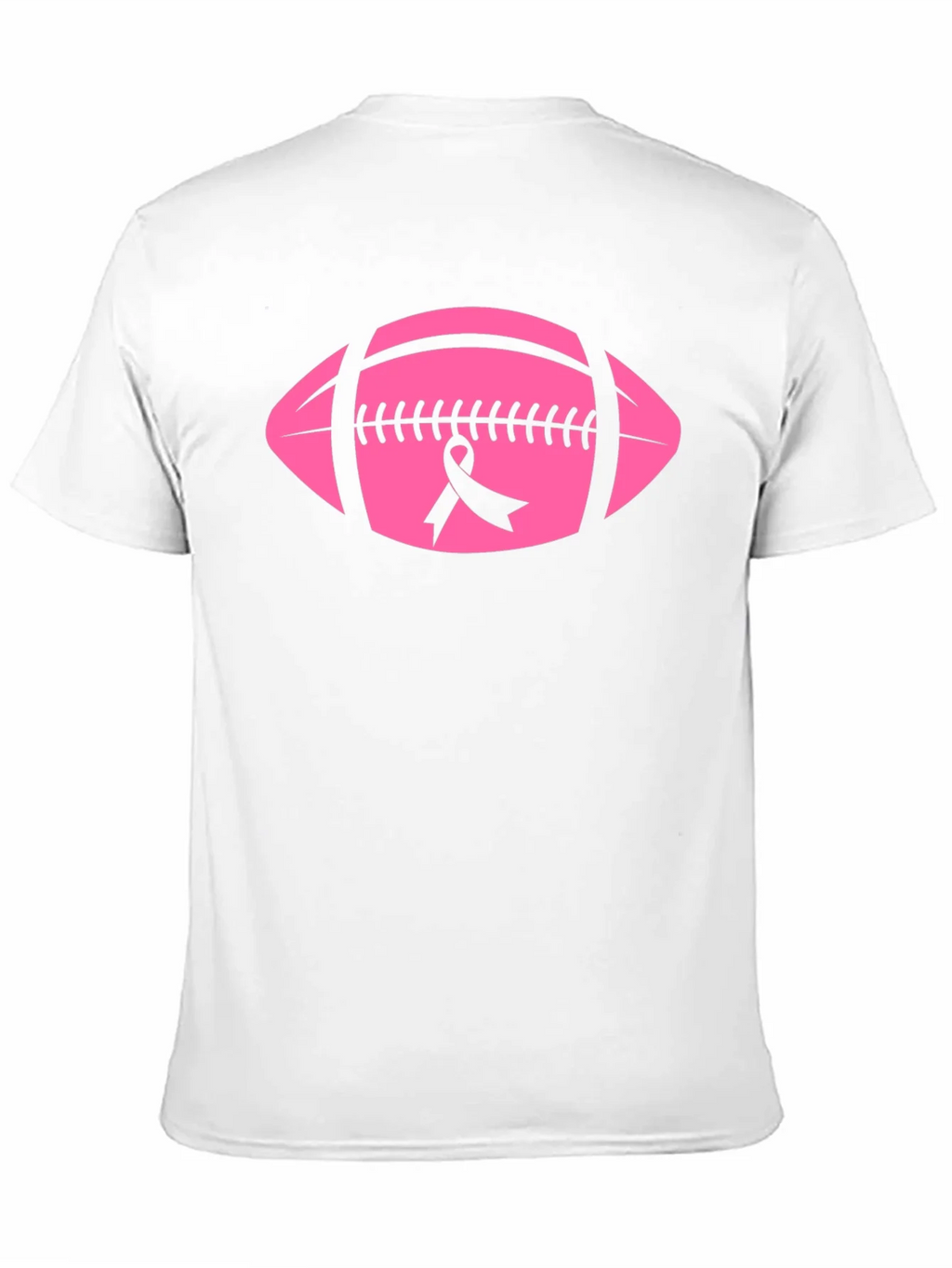 Pink Football Breast Cancer Awareness T-Shirt