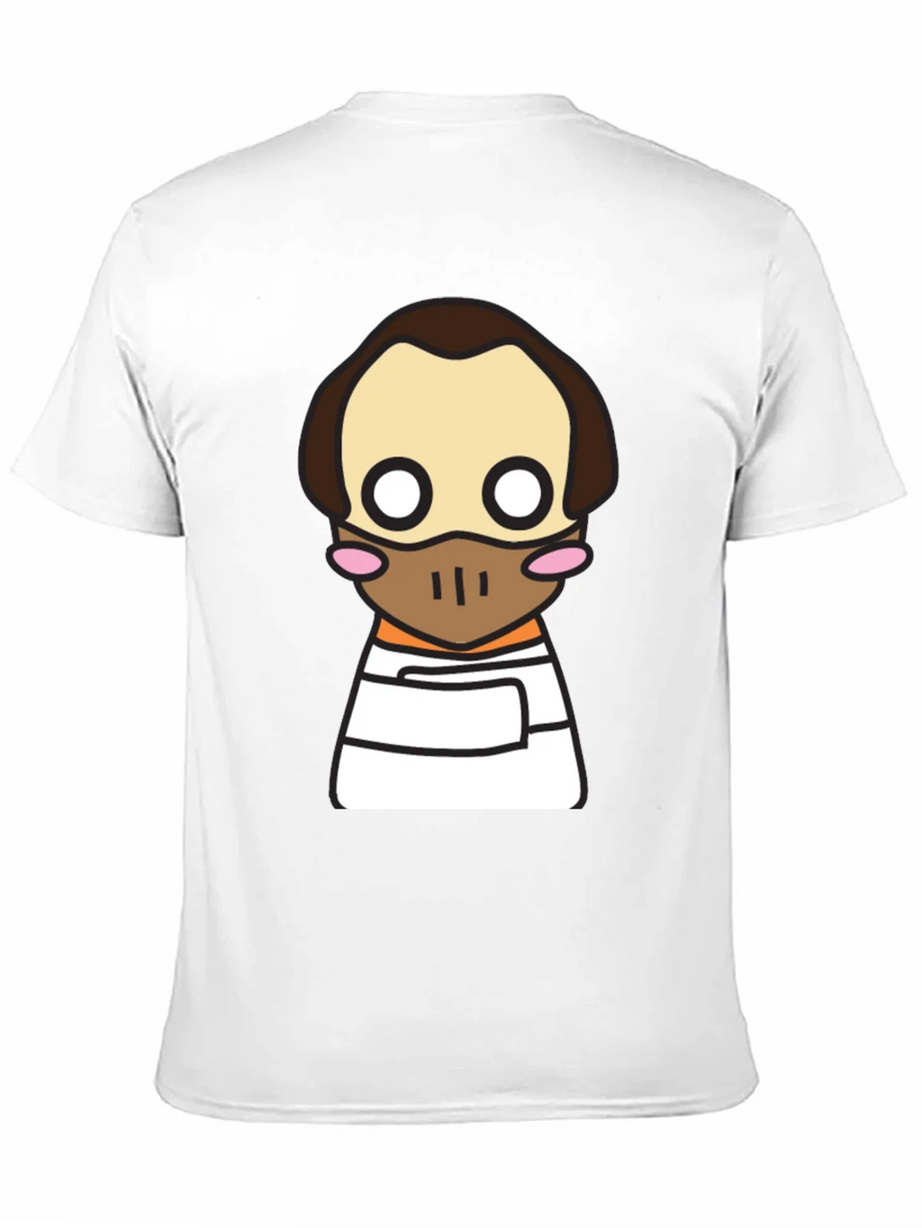 Hannibal Lecter Kawaii T-Shirt - Black Graphic Tee