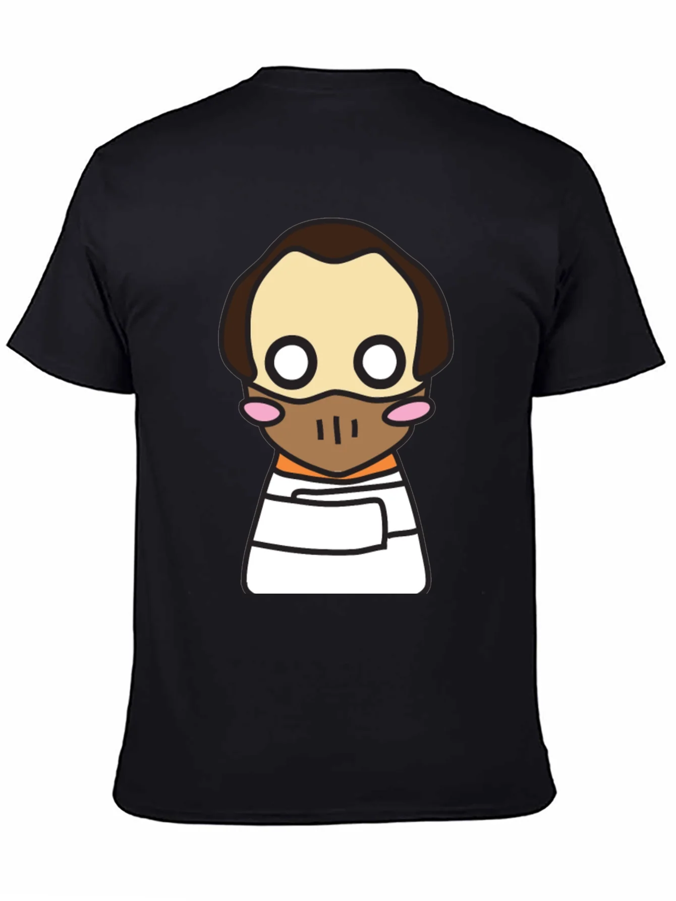Hannibal Lecter Kawaii T-Shirt - Black Graphic Tee