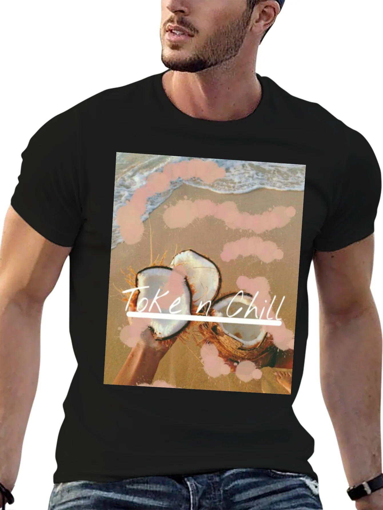 Toke n Chill Coconut Beach T-Shirt