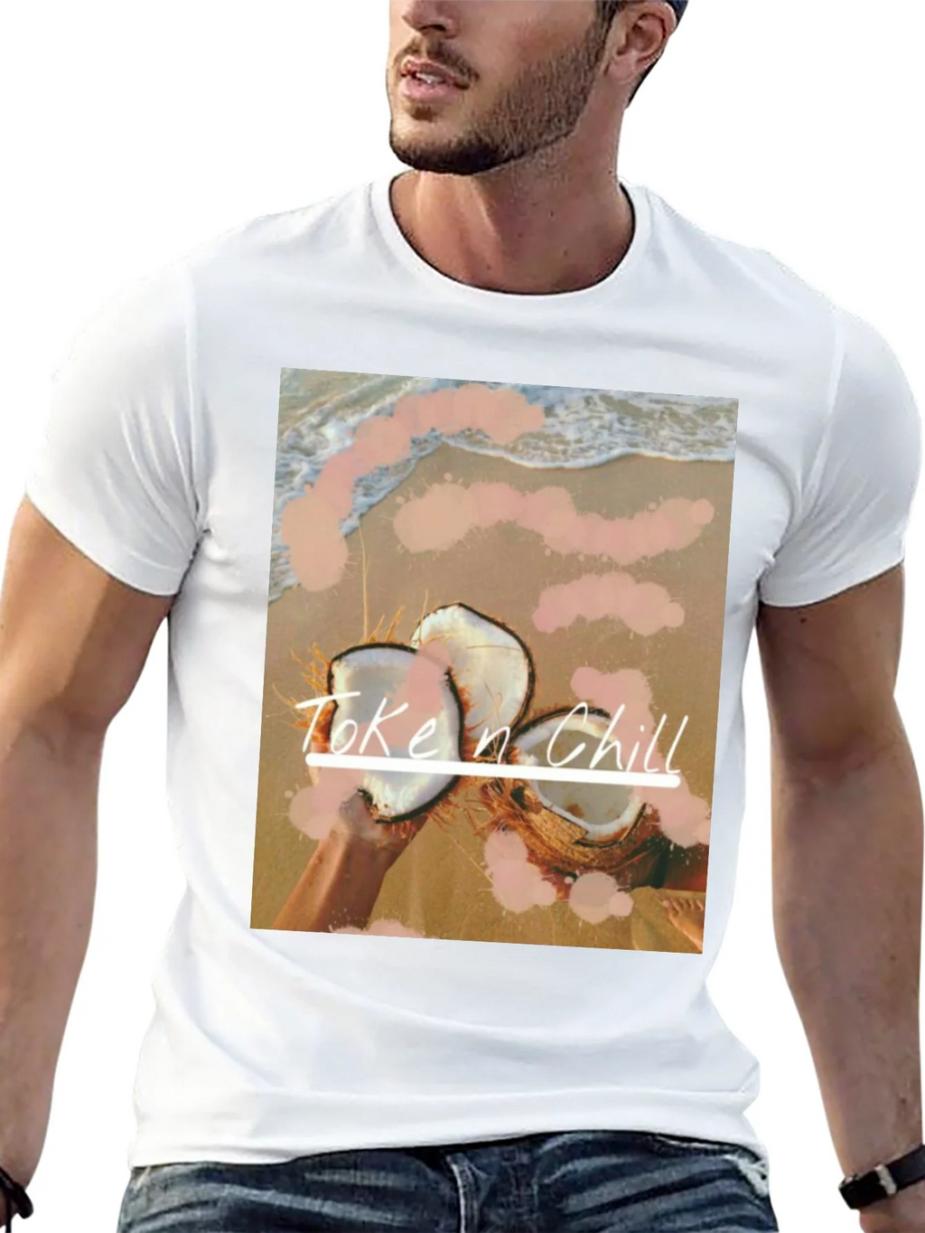Toke n Chill Coconut Beach T-Shirt