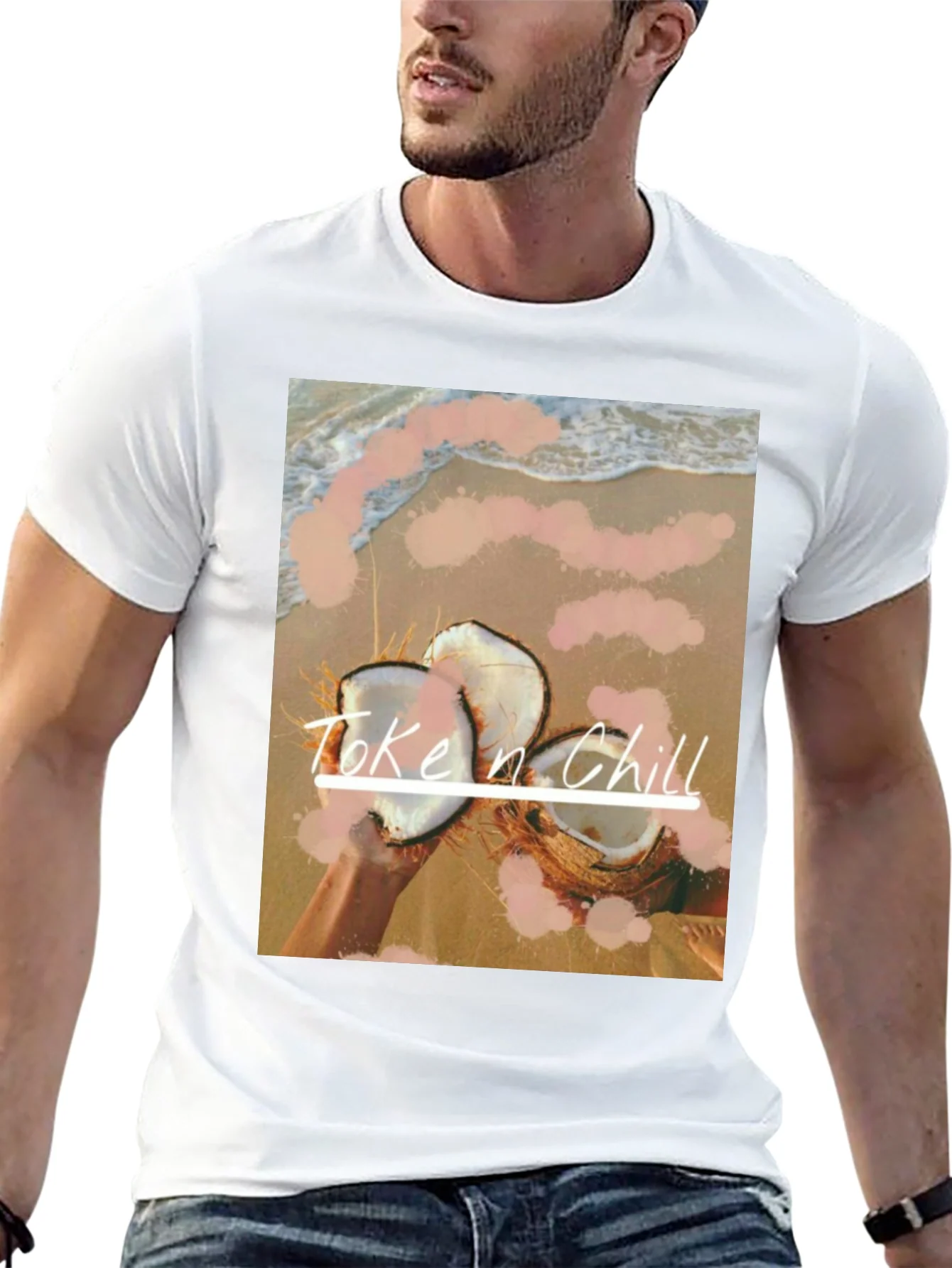Toke n Chill Coconut Beach T-Shirt