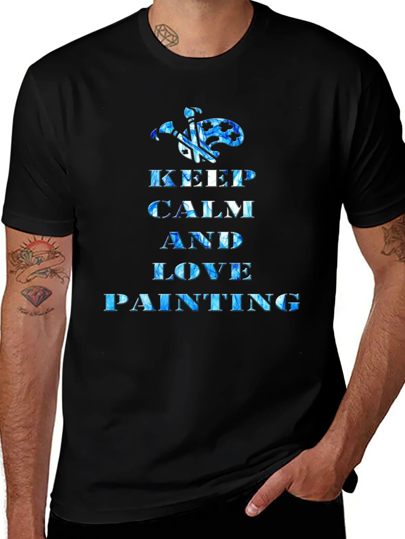 Keep Calm and Love Painting T-Shirt