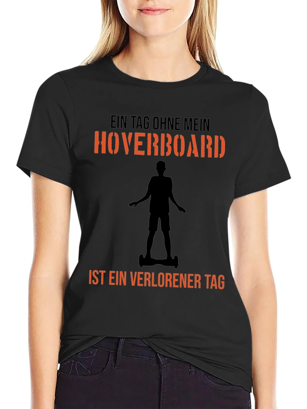 Hoverboard T-Shirt - A Day Without Fun Design