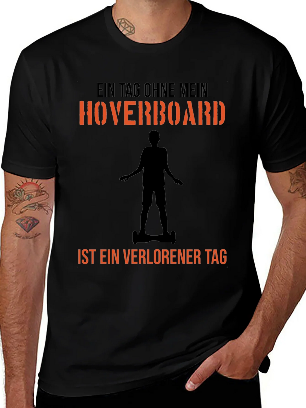 Hoverboard T-Shirt - A Day Without Fun Design