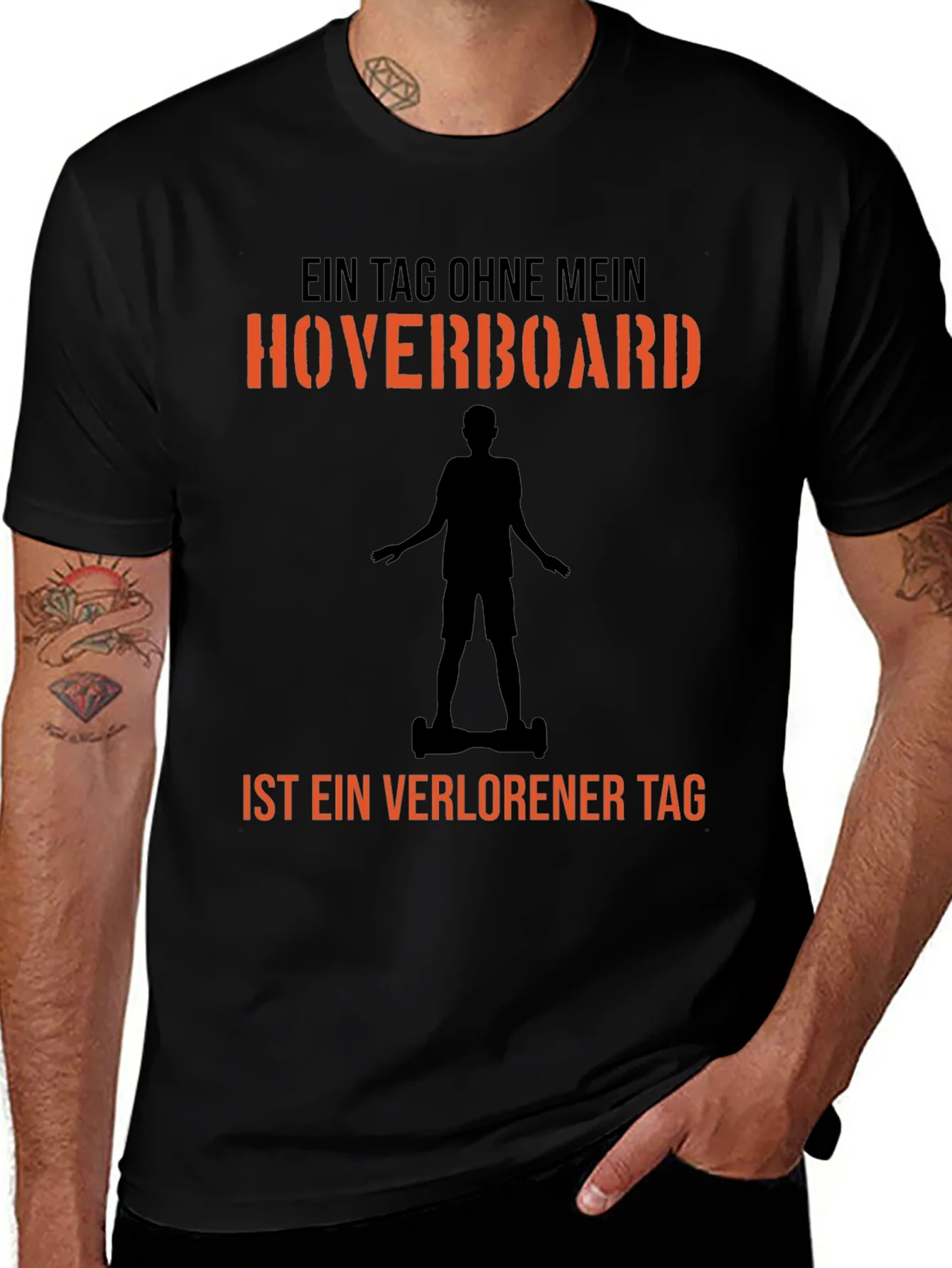 Hoverboard T-Shirt - A Day Without Fun Design