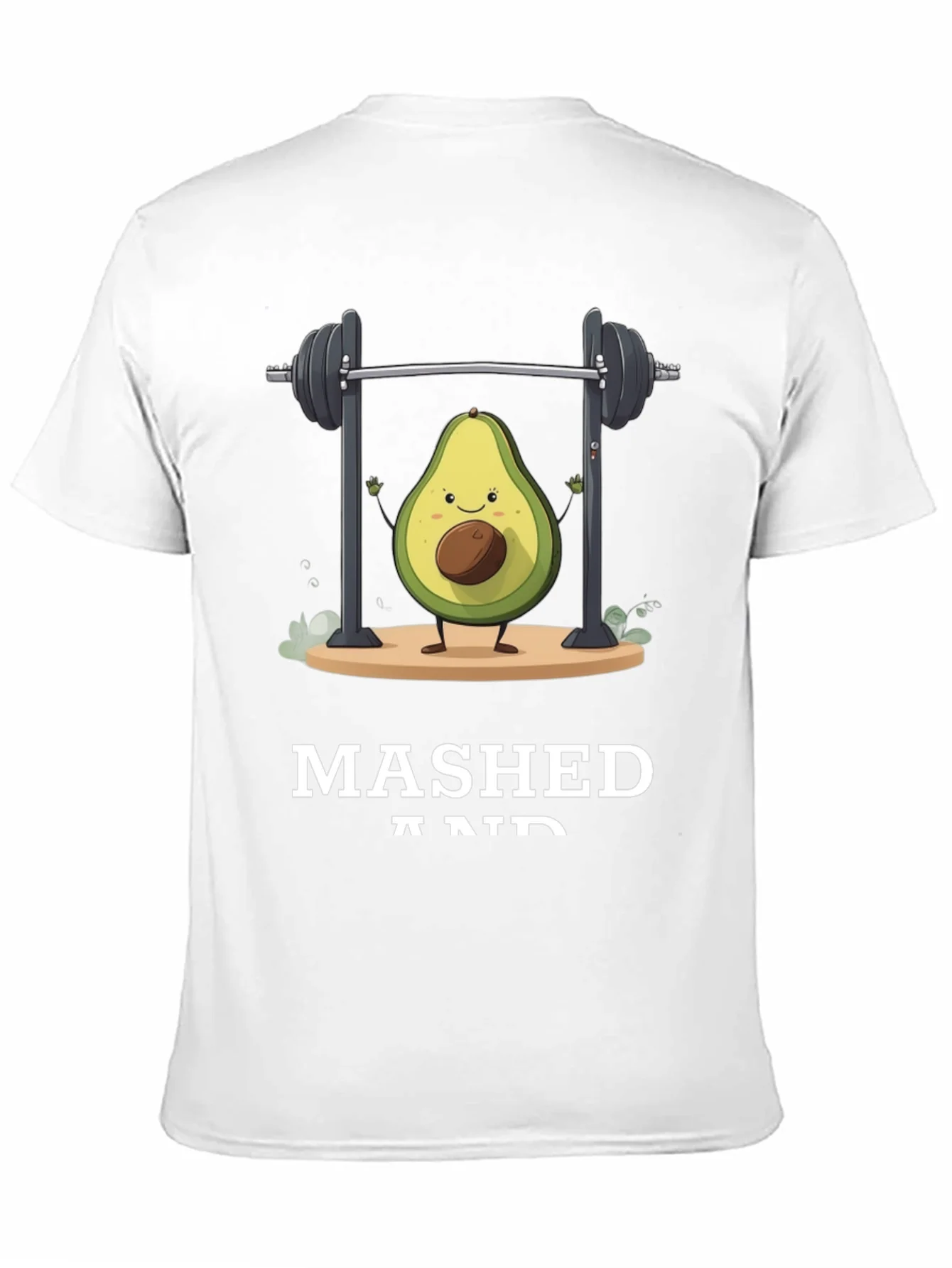 Mashed and Ripped Avocado Gym T-Shirt