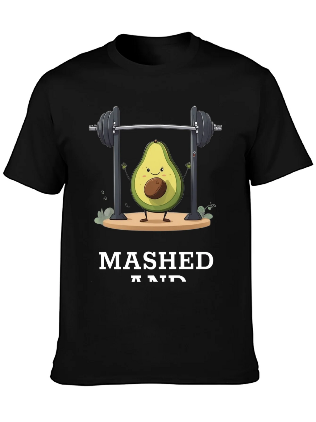 Mashed and Ripped Avocado Gym T-Shirt