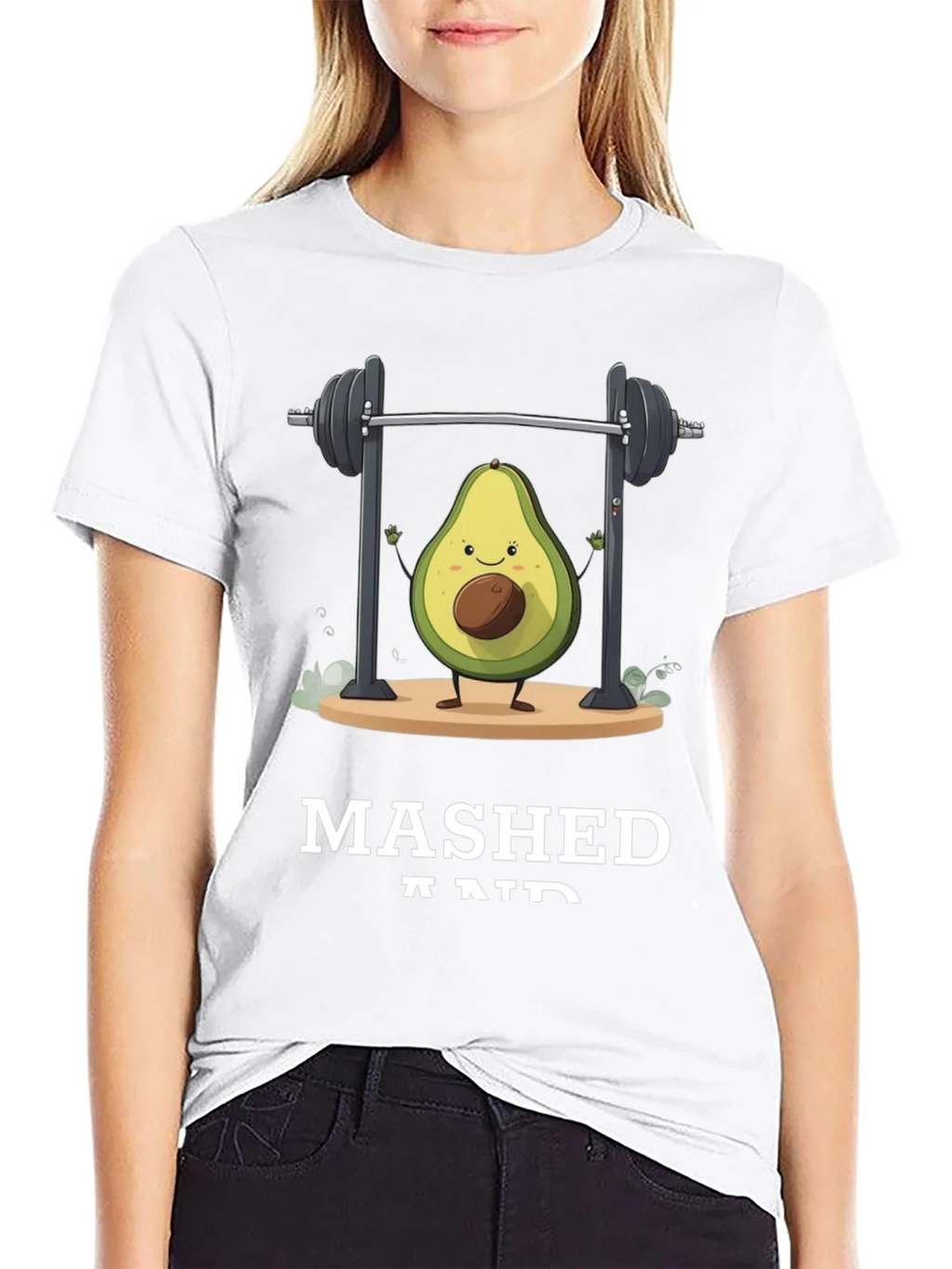 Mashed and Ripped Avocado Gym T-Shirt