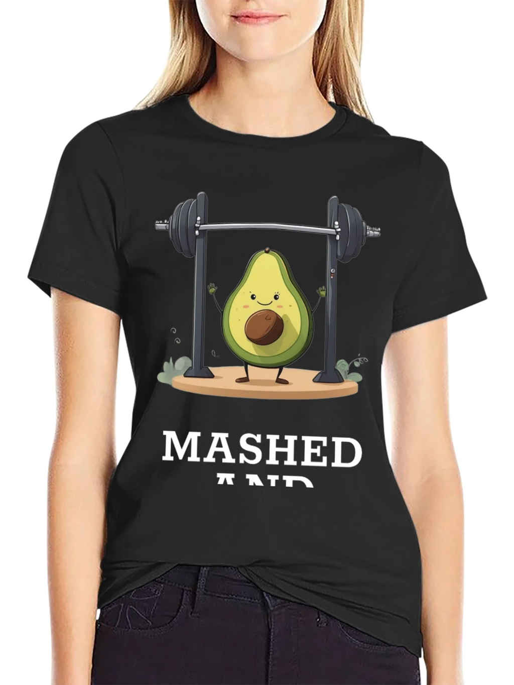 Mashed and Ripped Avocado Gym T-Shirt