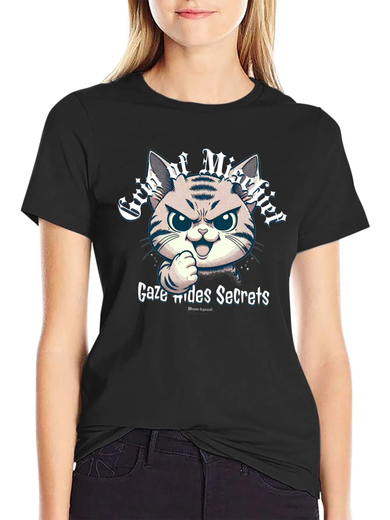 Mystical Cat Graphic Tee