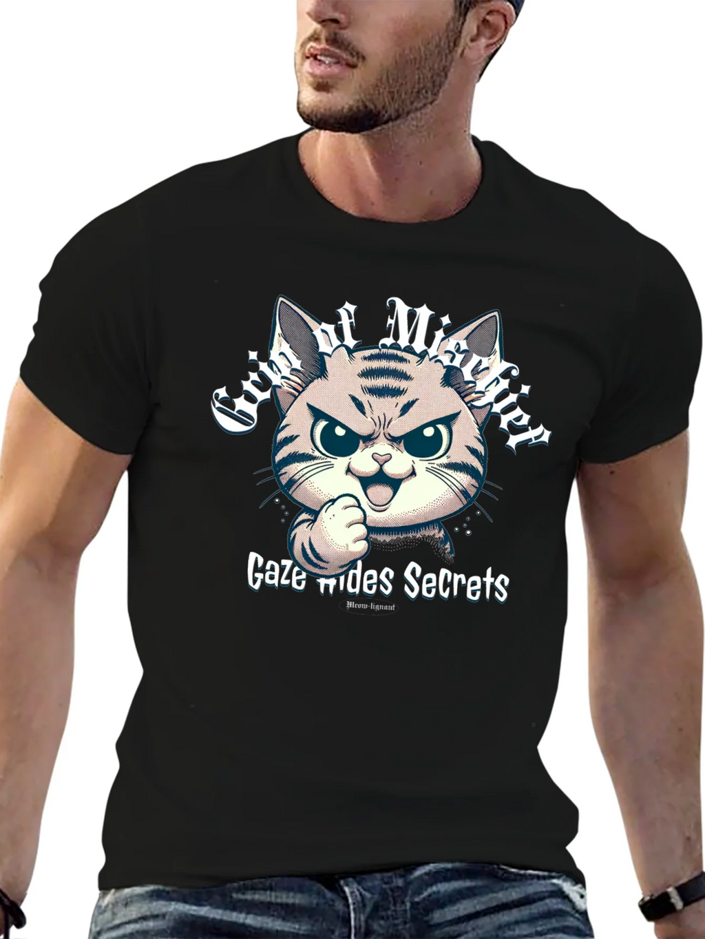 Mystical Cat Graphic Tee