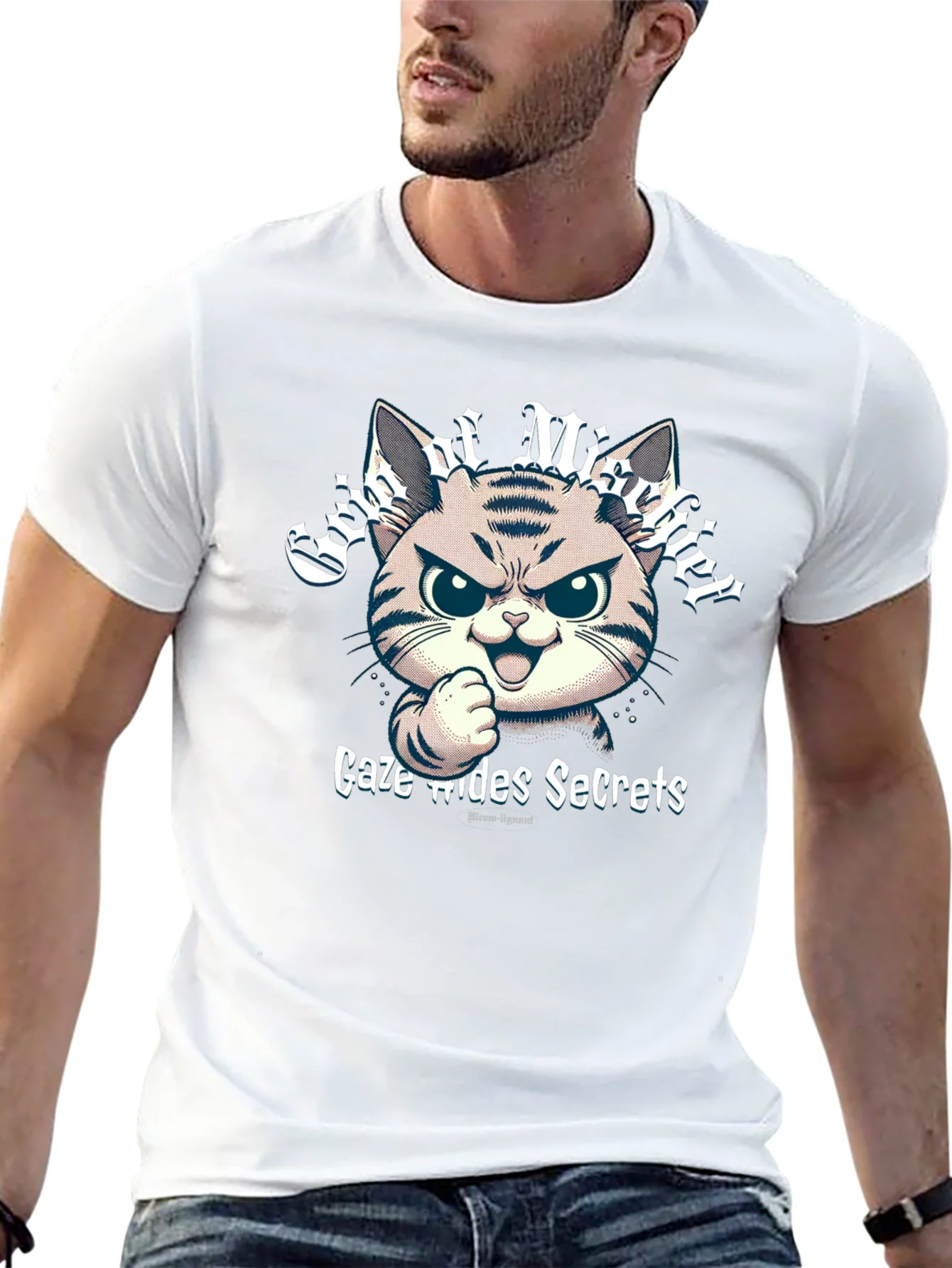 Mystical Cat Graphic Tee