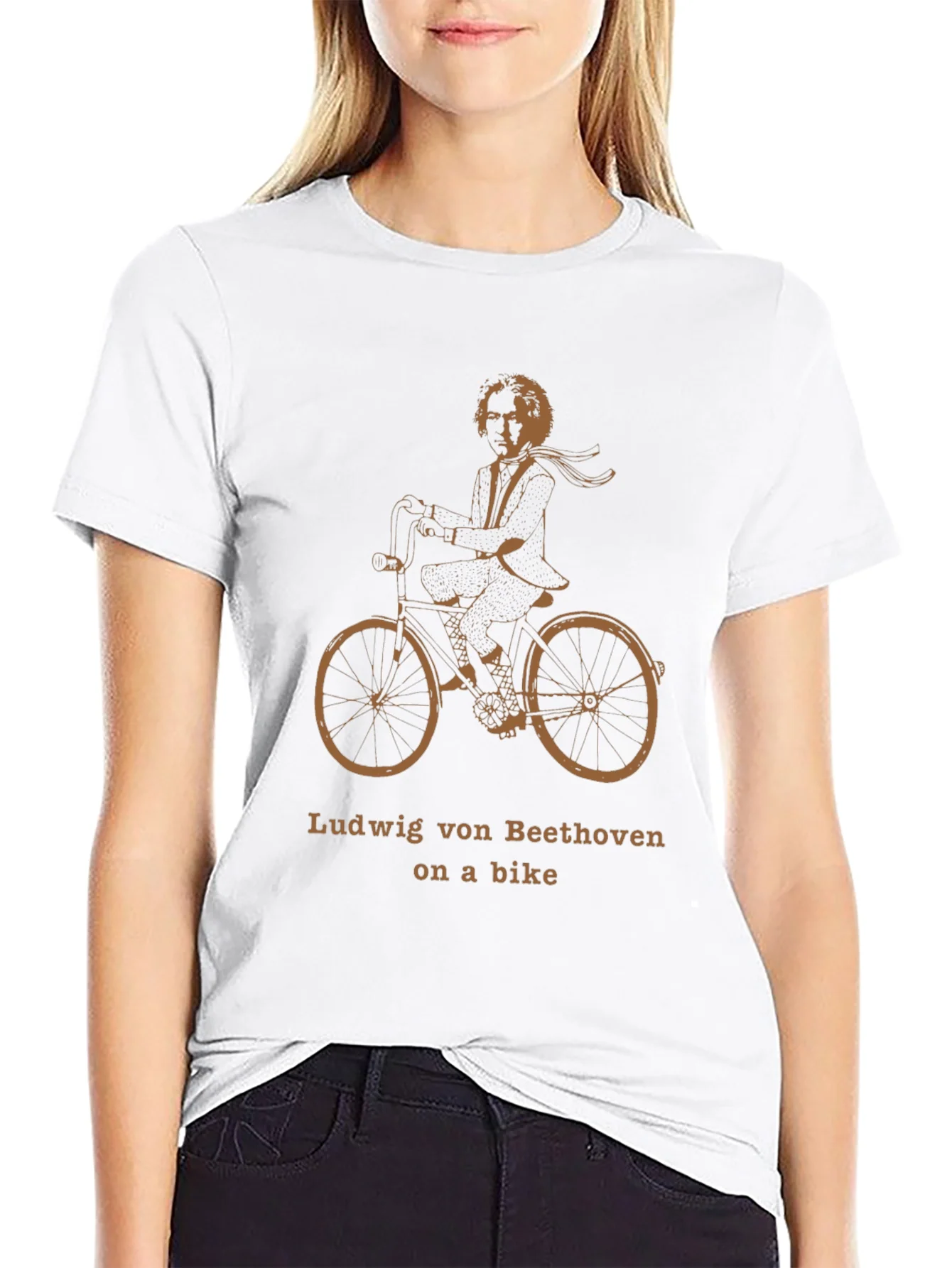 Beethoven on a Bike Graphic Tee
