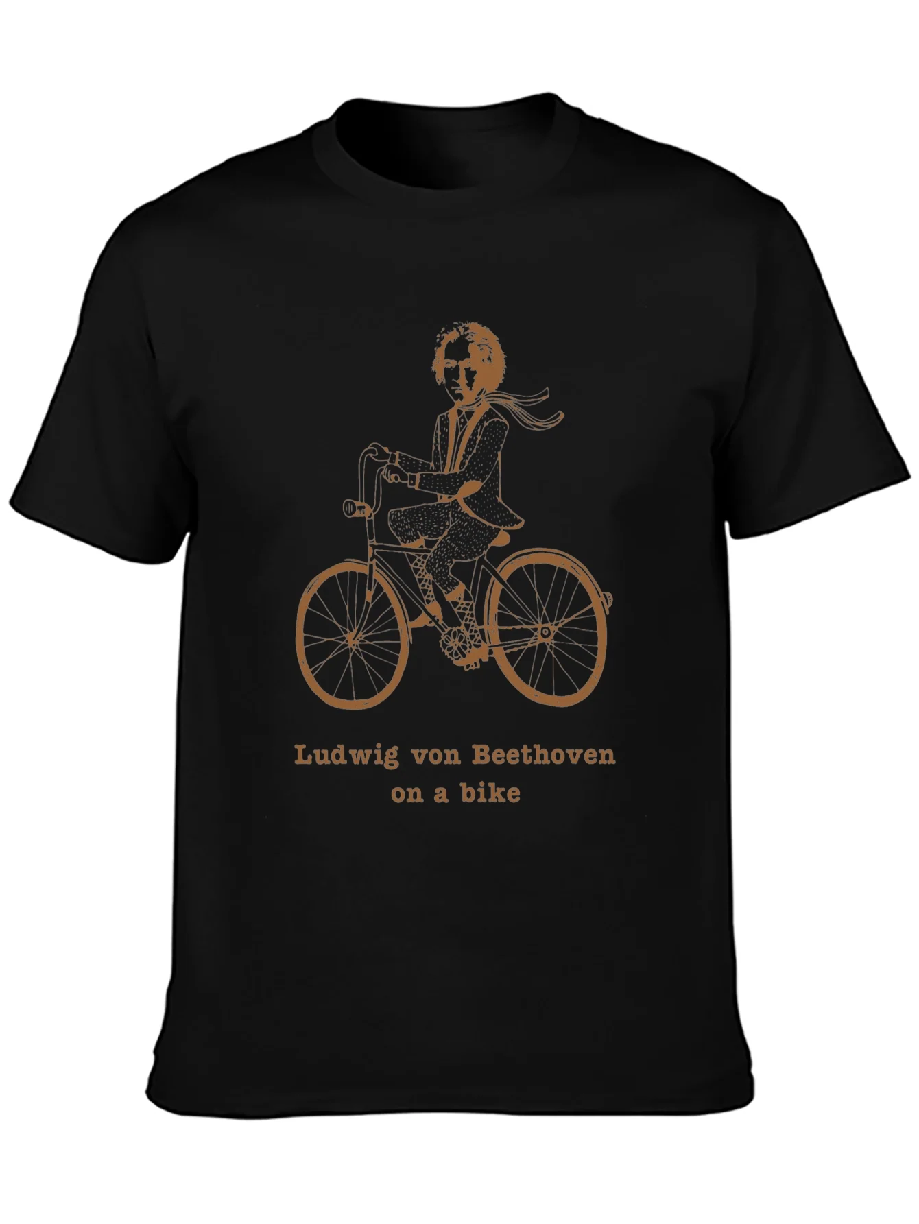 Beethoven on a Bike Graphic Tee