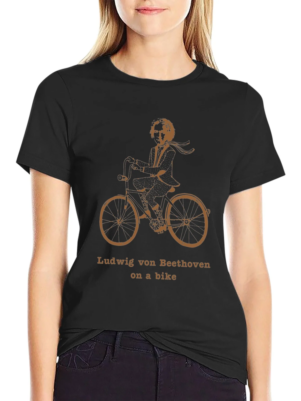 Beethoven on a Bike Graphic Tee