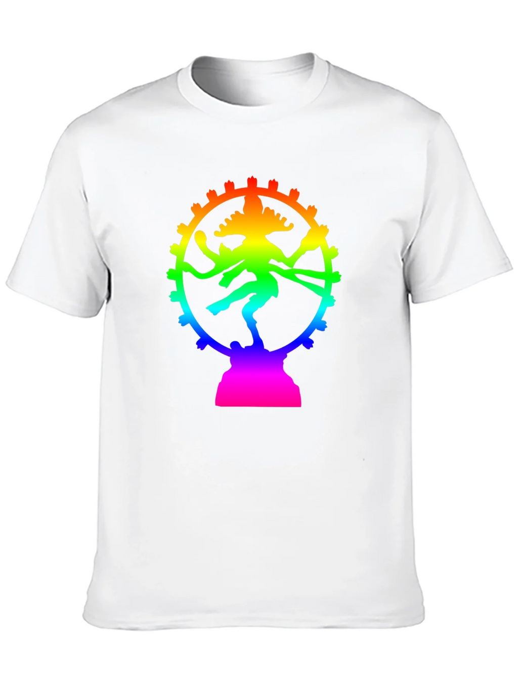 Rainbow Shiva T-Shirt - Spiritual Graphic Tee
