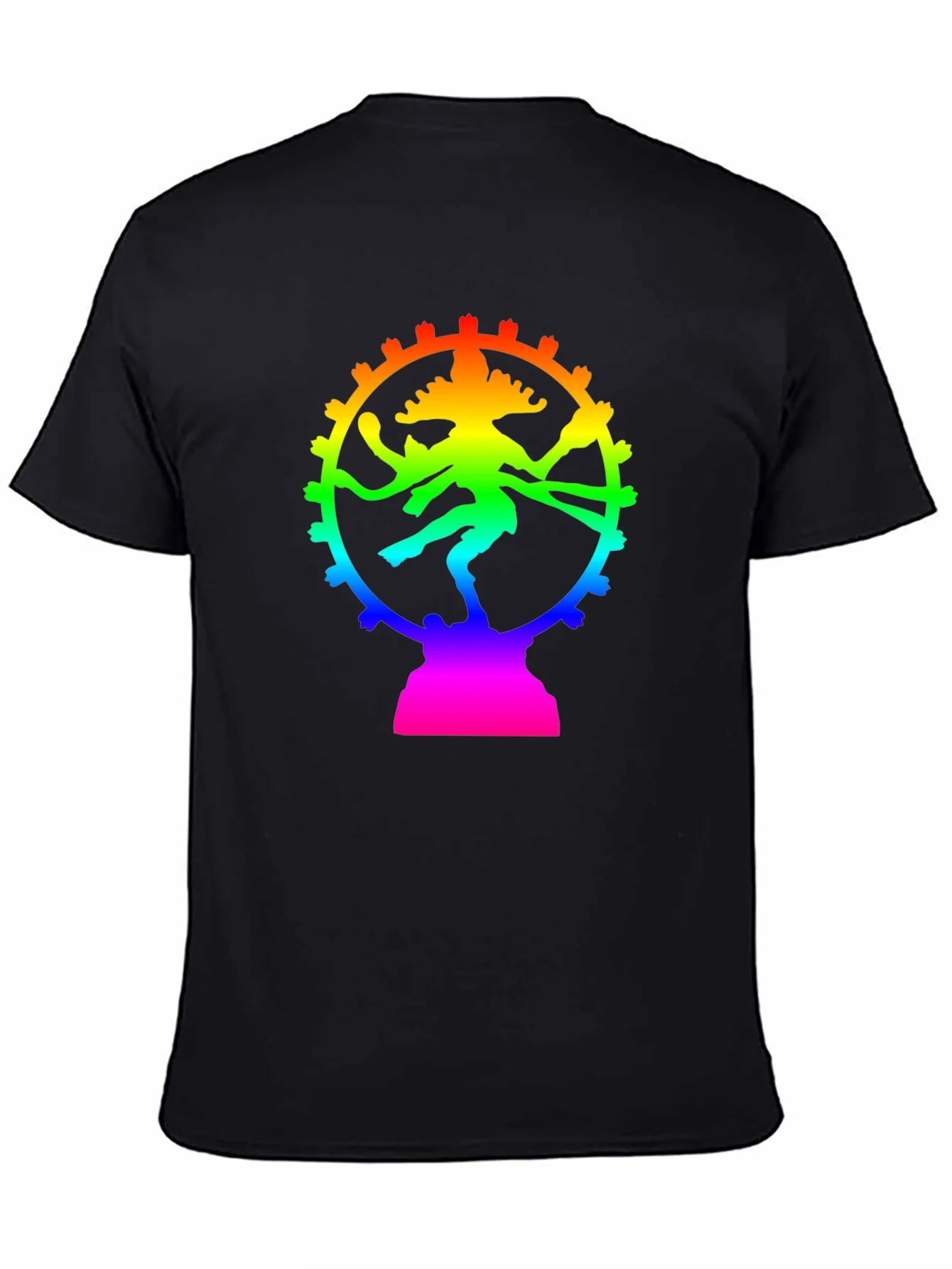 Rainbow Shiva T-Shirt - Spiritual Graphic Tee