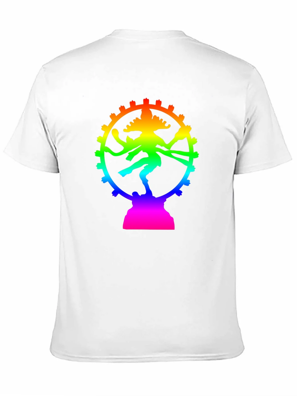 Rainbow Shiva T-Shirt - Spiritual Graphic Tee