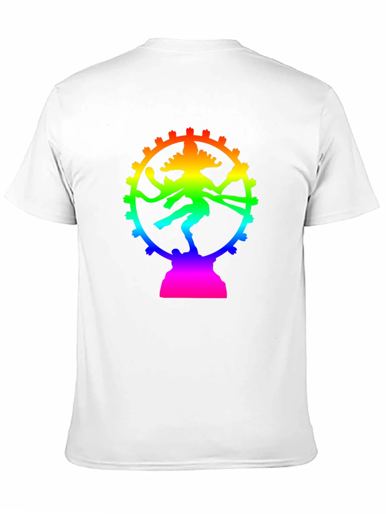 Rainbow Shiva T-Shirt - Spiritual Graphic Tee