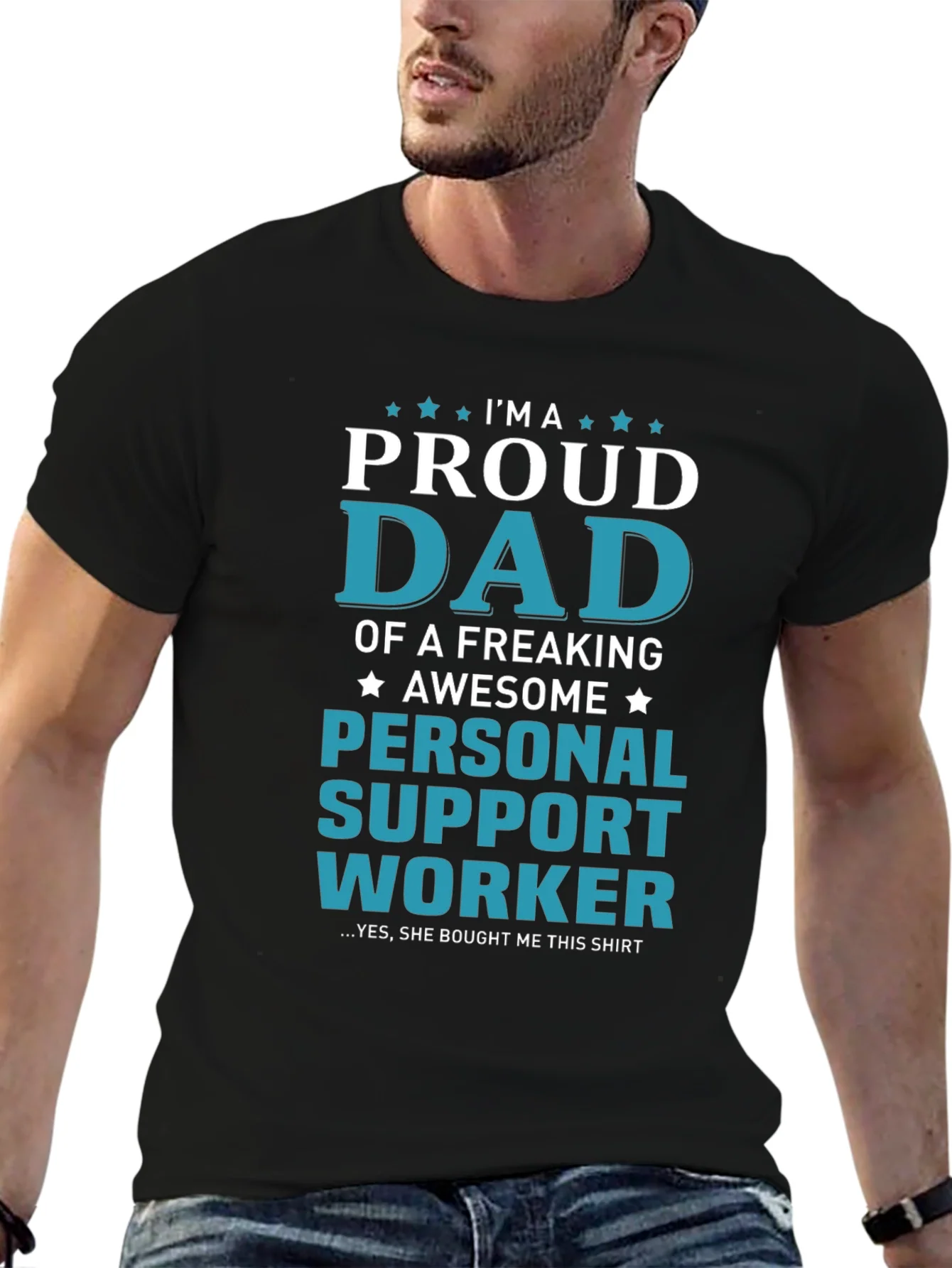 Proud Dad of a Personal Support Worker T-Shirt
