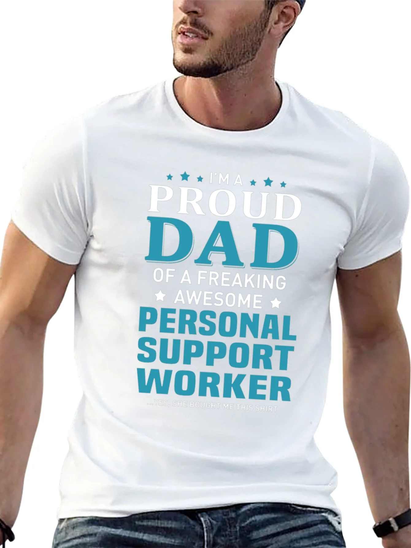 Proud Dad of a Personal Support Worker T-Shirt