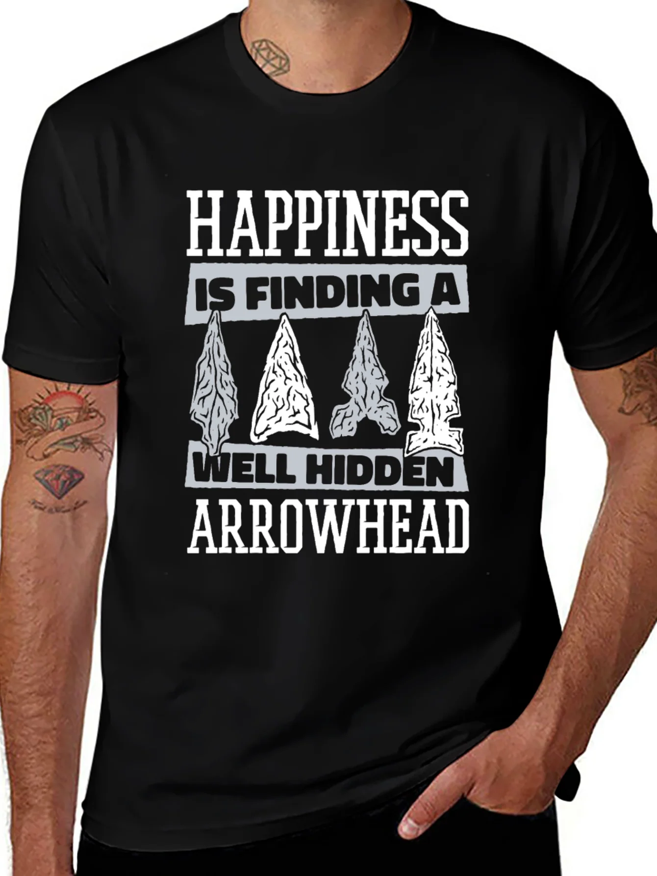 Happiness Arrowhead Hunting T-Shirt