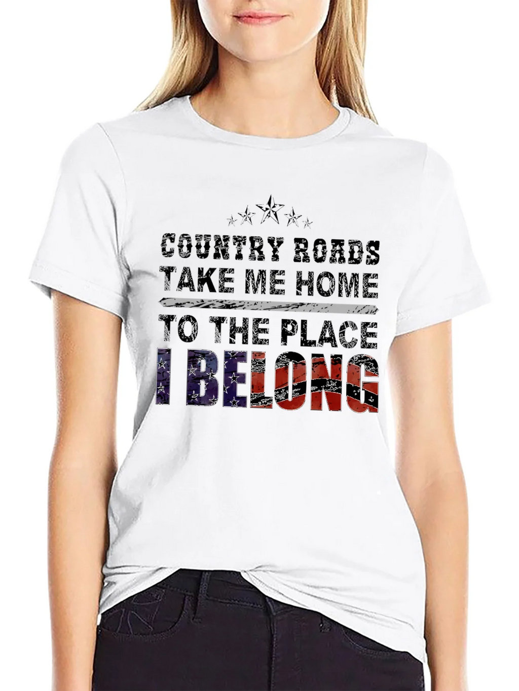 Country Roads Take Me Home Graphic Tee