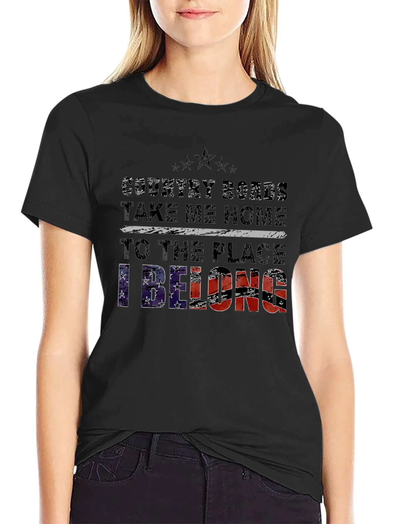 Country Roads Take Me Home Graphic Tee