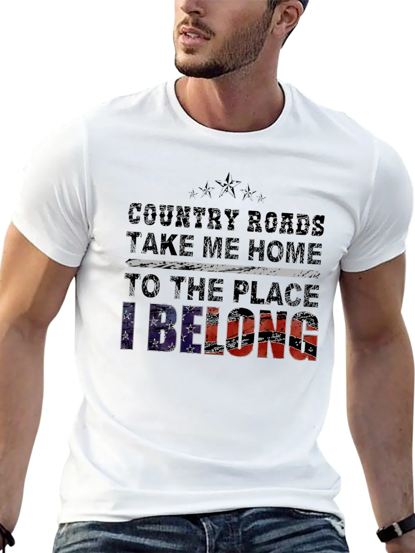 Country Roads Take Me Home Graphic Tee