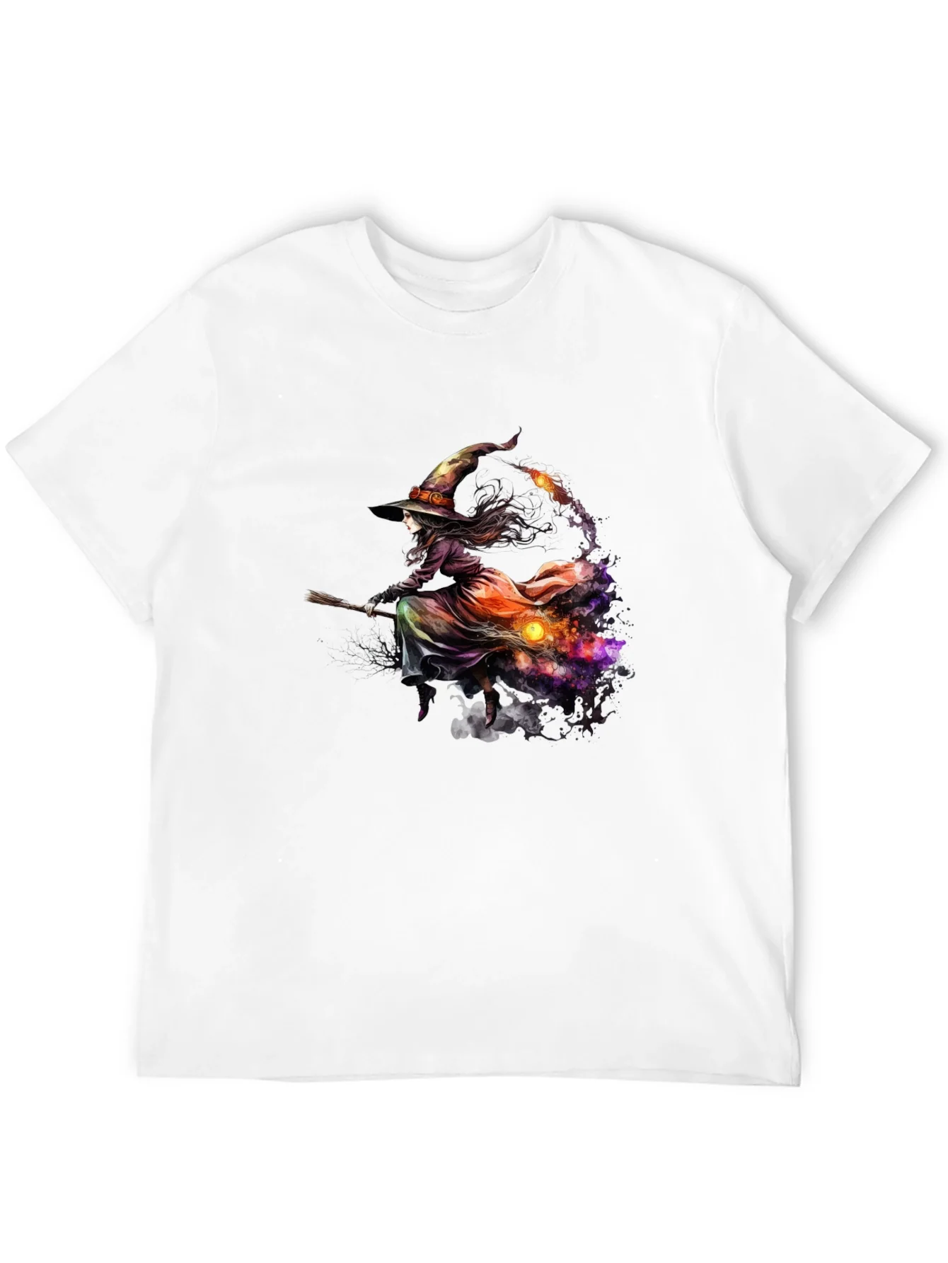 Witch Broom Halloween T-Shirt