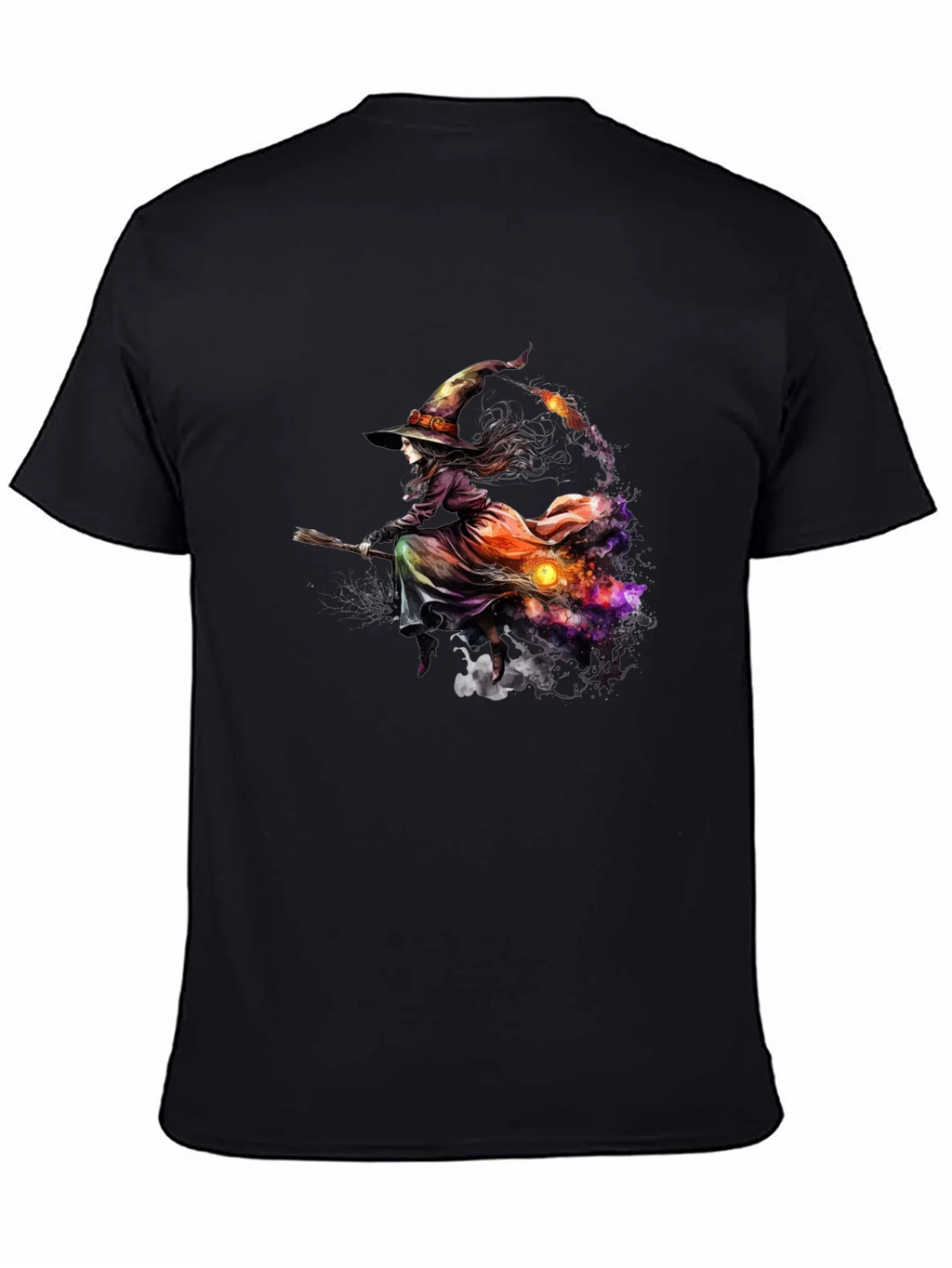 Witch Broom Halloween T-Shirt