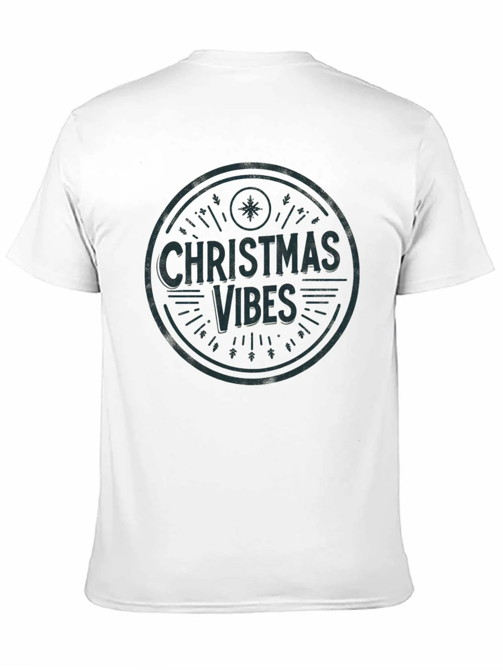 Christmas Vibes Graphic Tee - Holiday Season Shirt