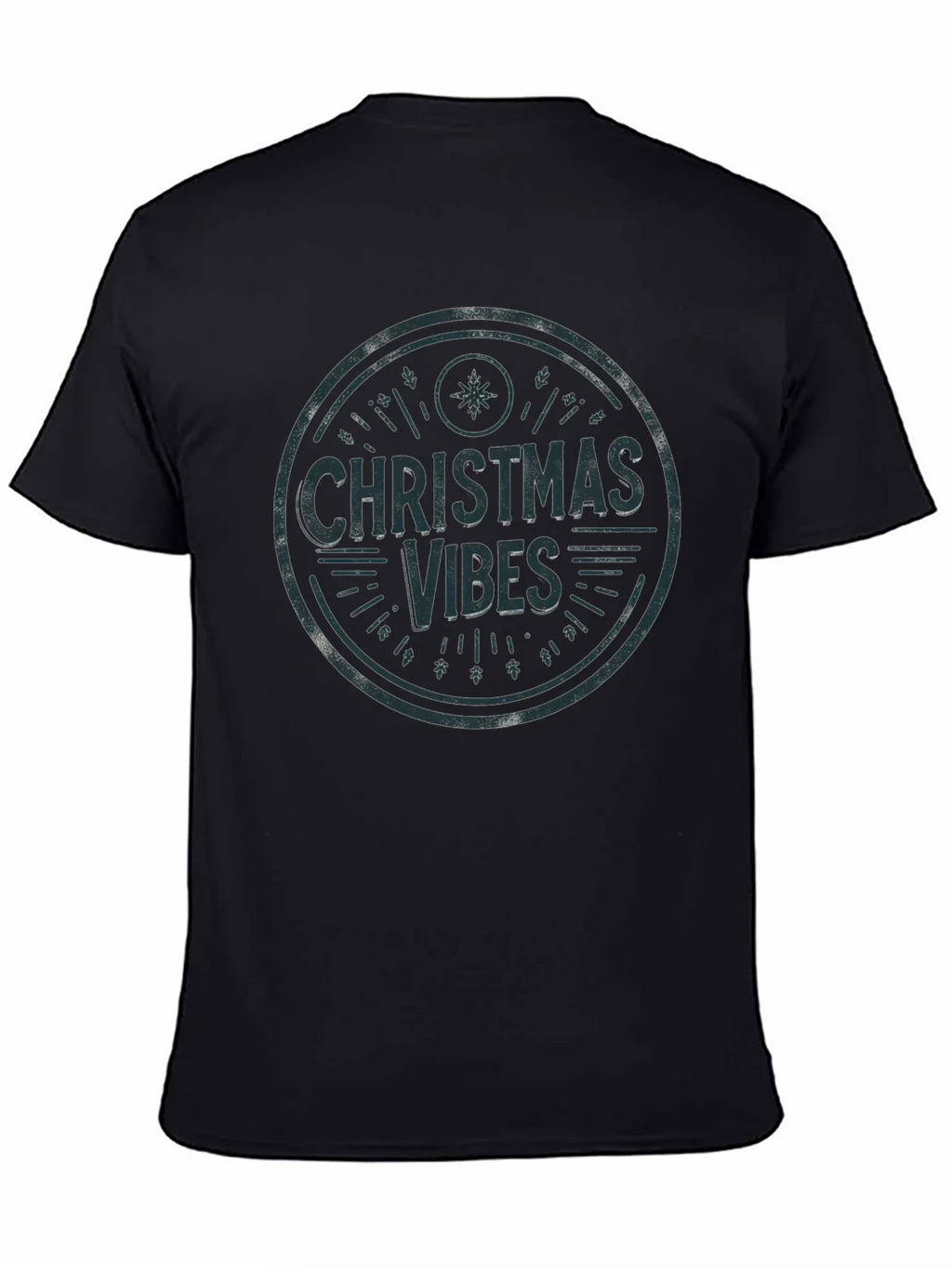 Christmas Vibes Graphic Tee - Holiday Season Shirt