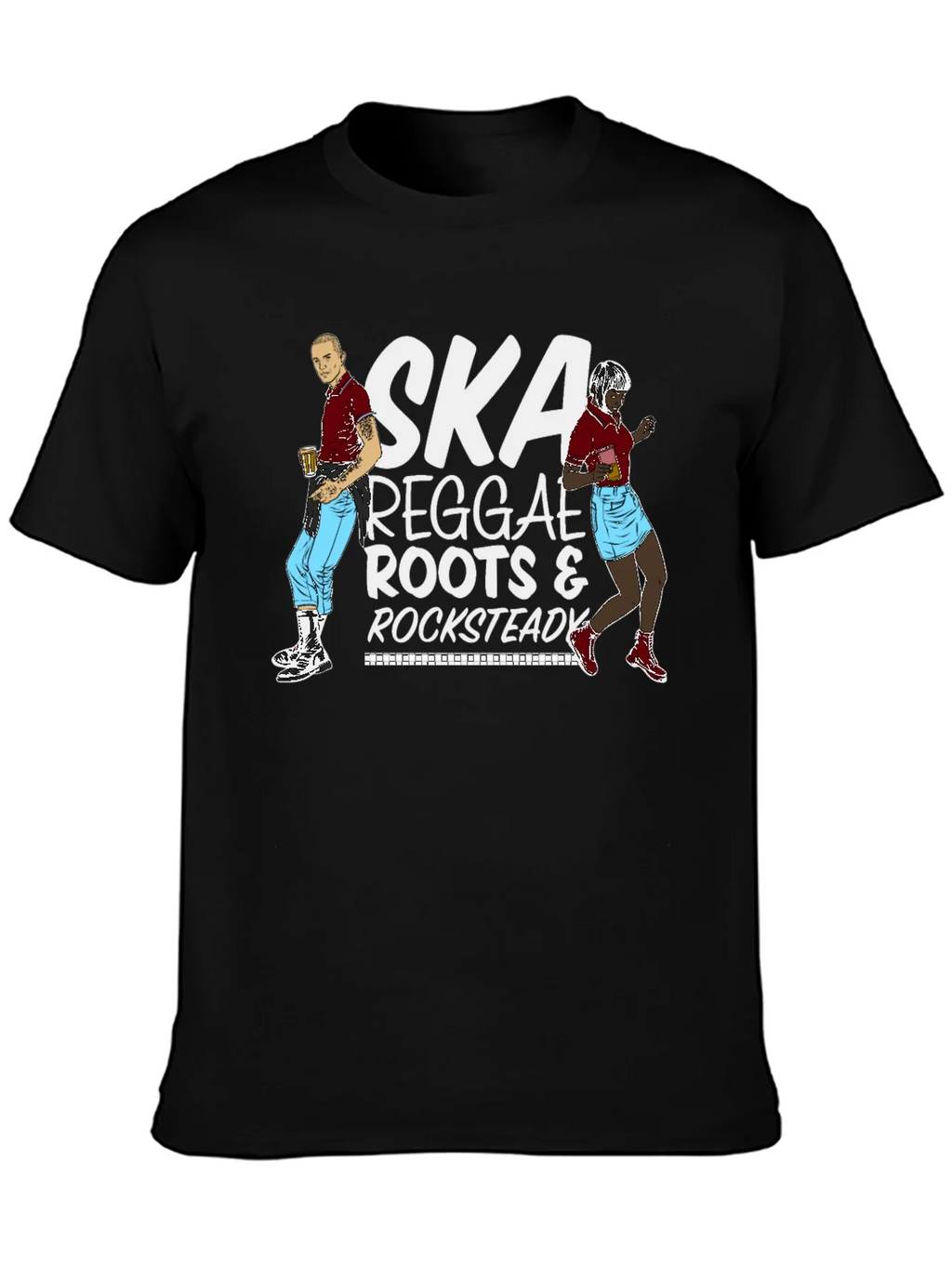 Ska Reggae Roots & Rocksteady Graphic T-Shirt