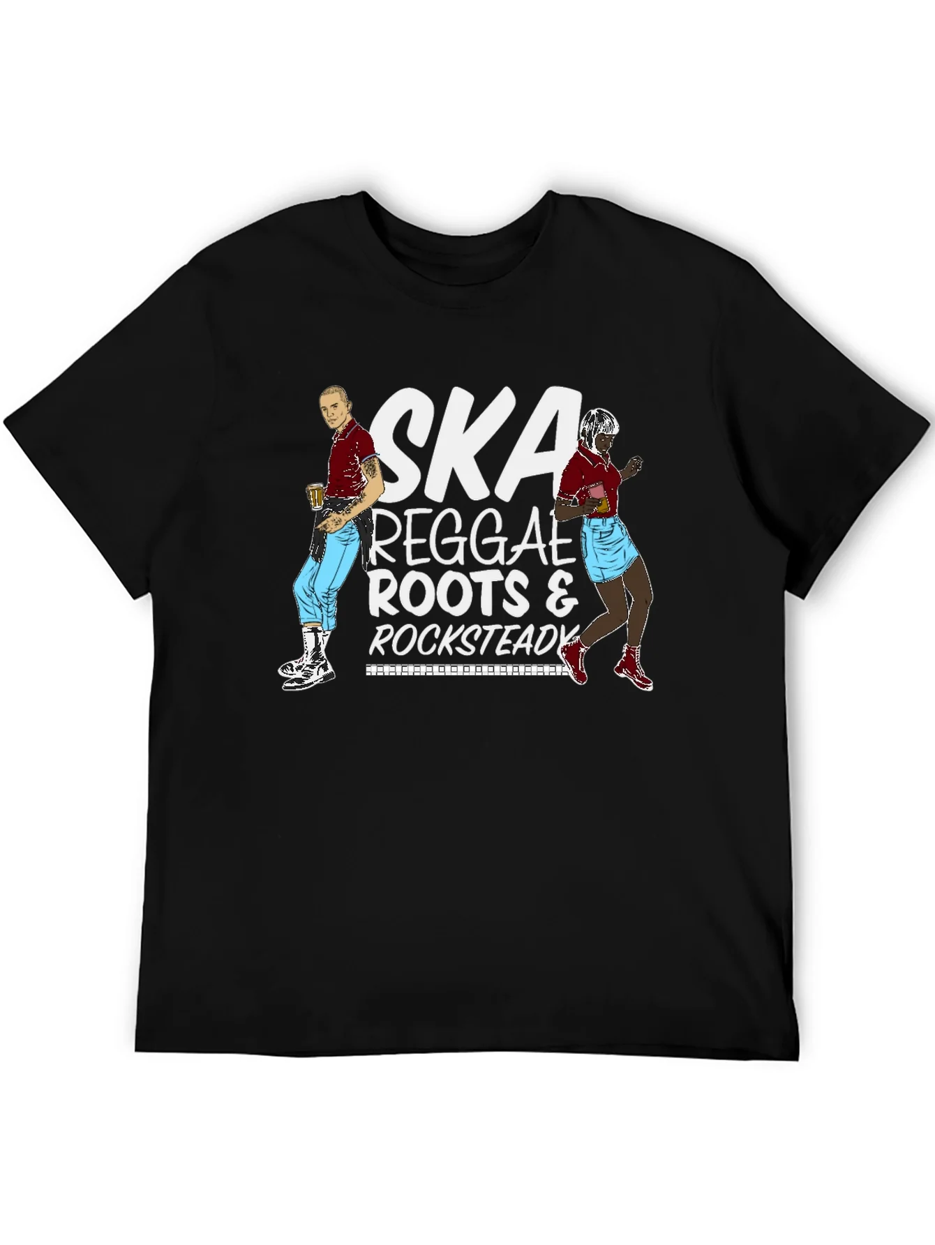 Ska Reggae Roots & Rocksteady Graphic T-Shirt