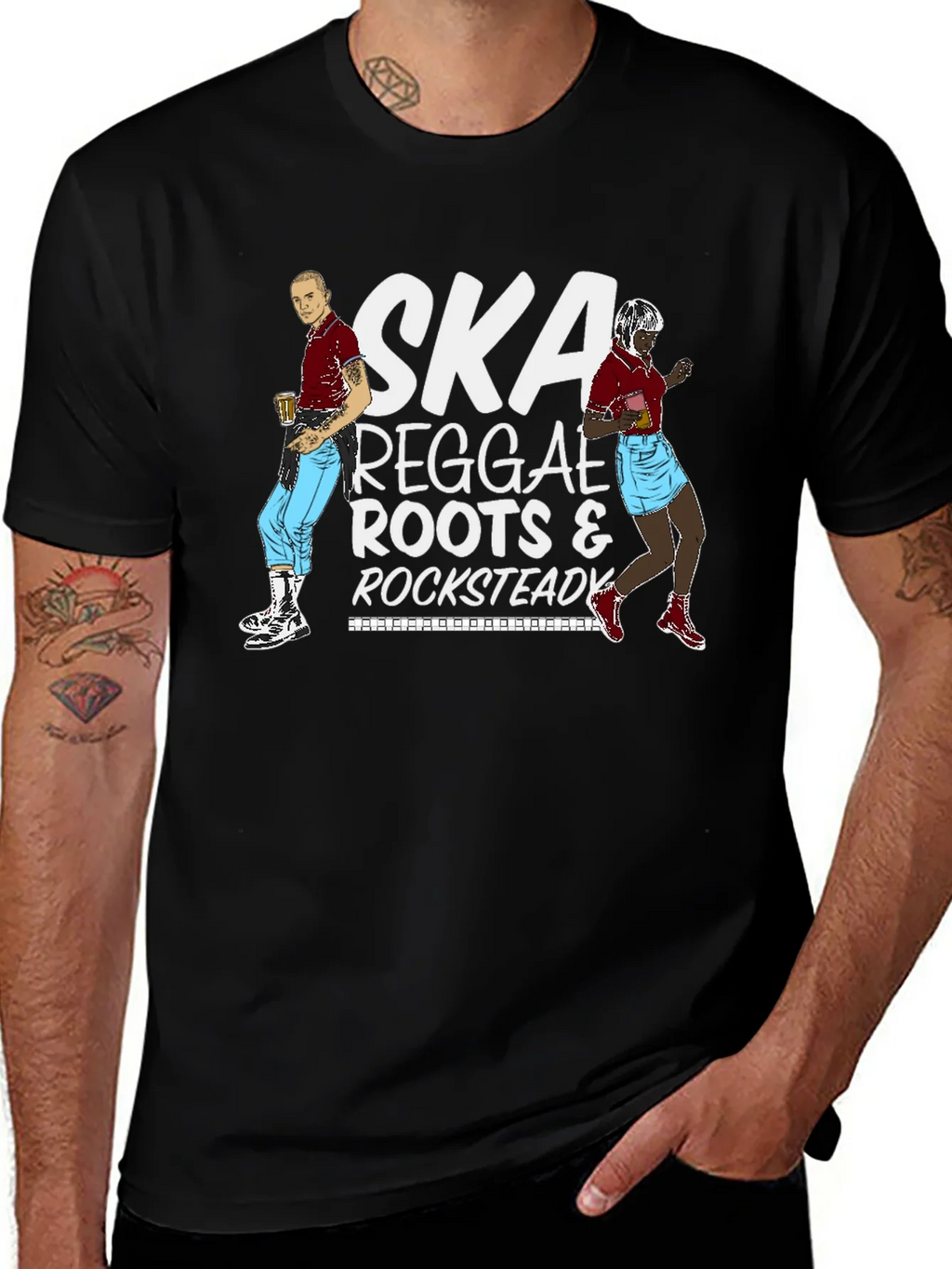 Ska Reggae Roots & Rocksteady Graphic T-Shirt