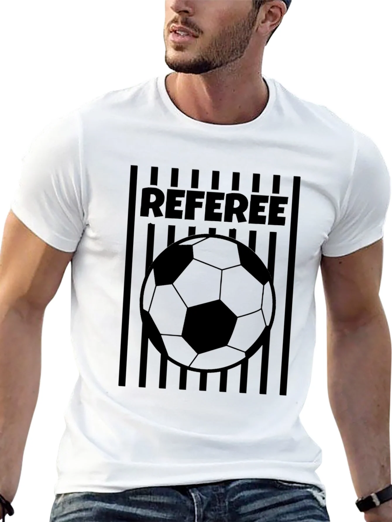 Referee Soccer Ball Graphic T-Shirt