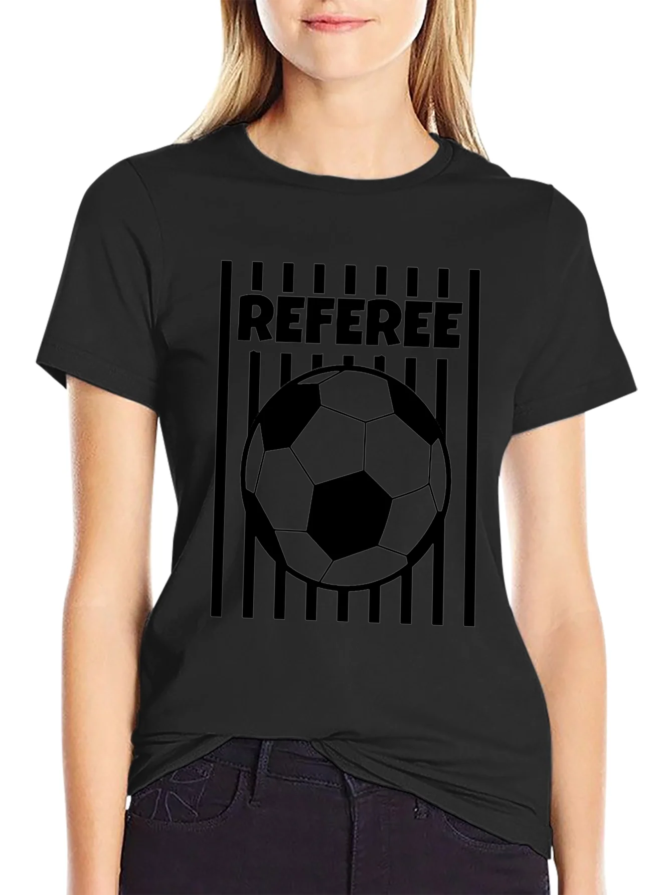Referee Soccer Ball Graphic T-Shirt