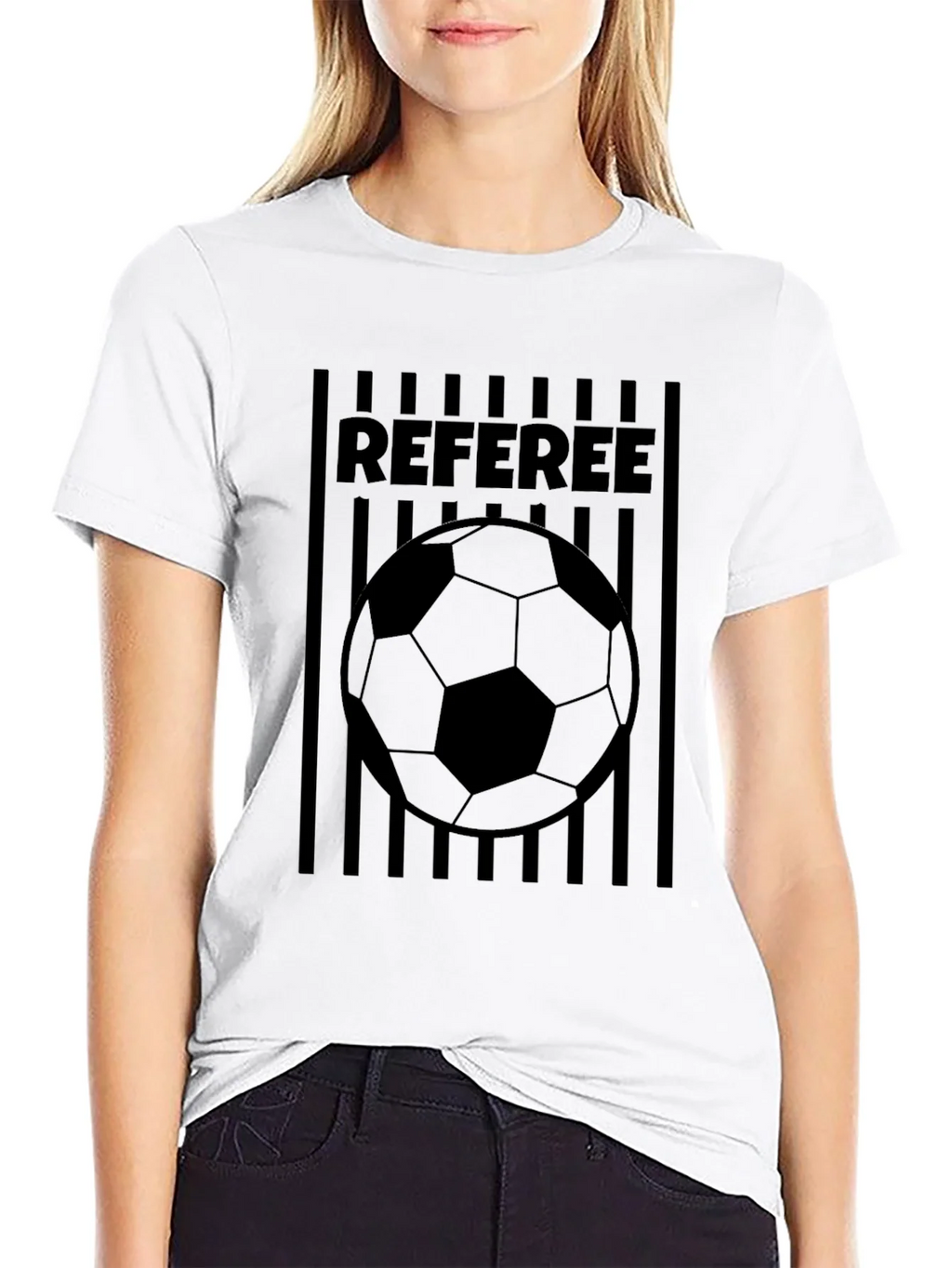 Referee Soccer Ball Graphic T-Shirt
