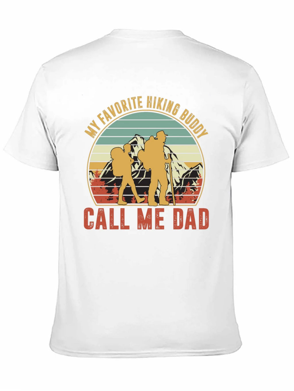 Hiking Buddy Dad T-Shirt