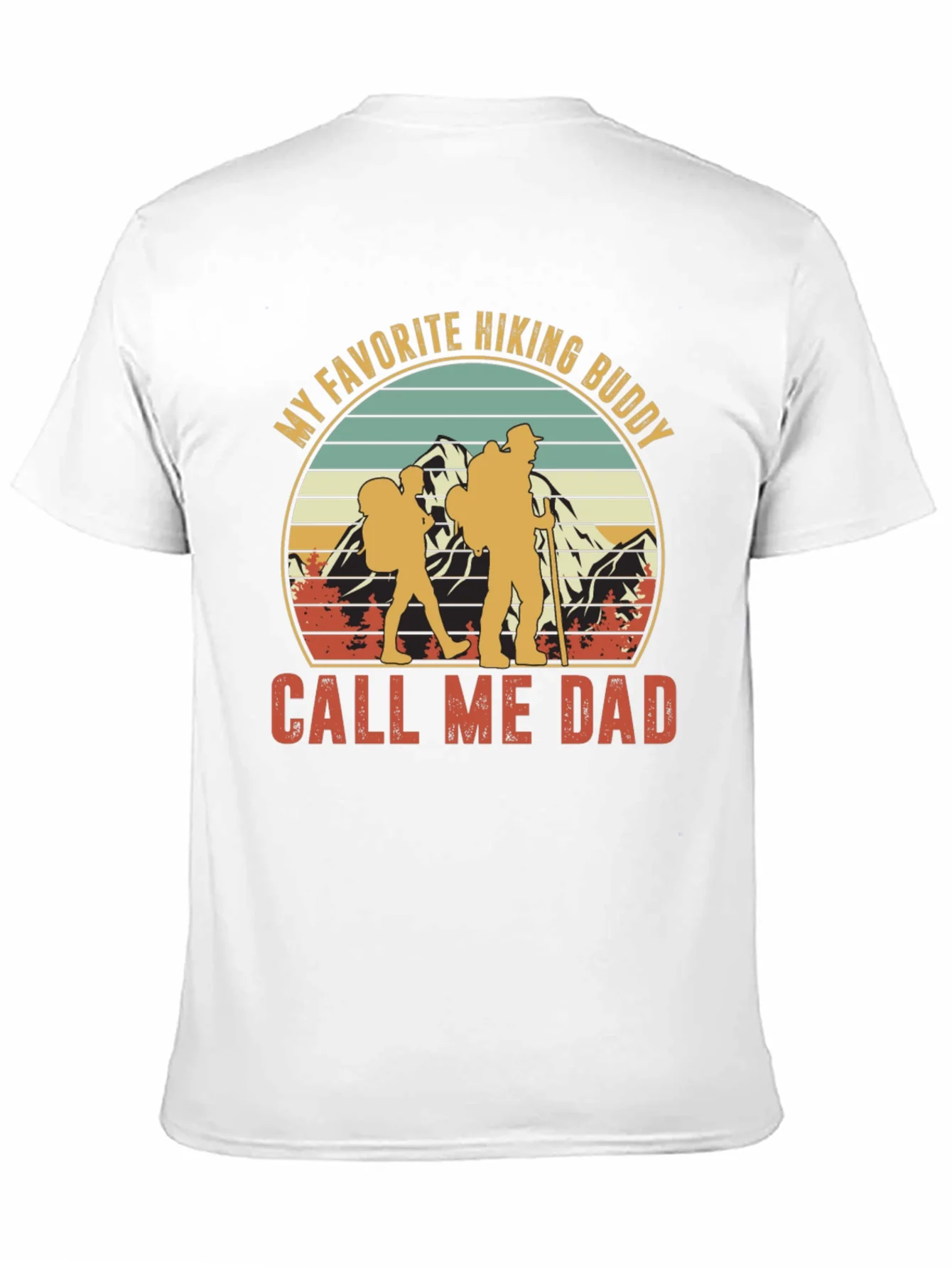 Hiking Buddy Dad T-Shirt