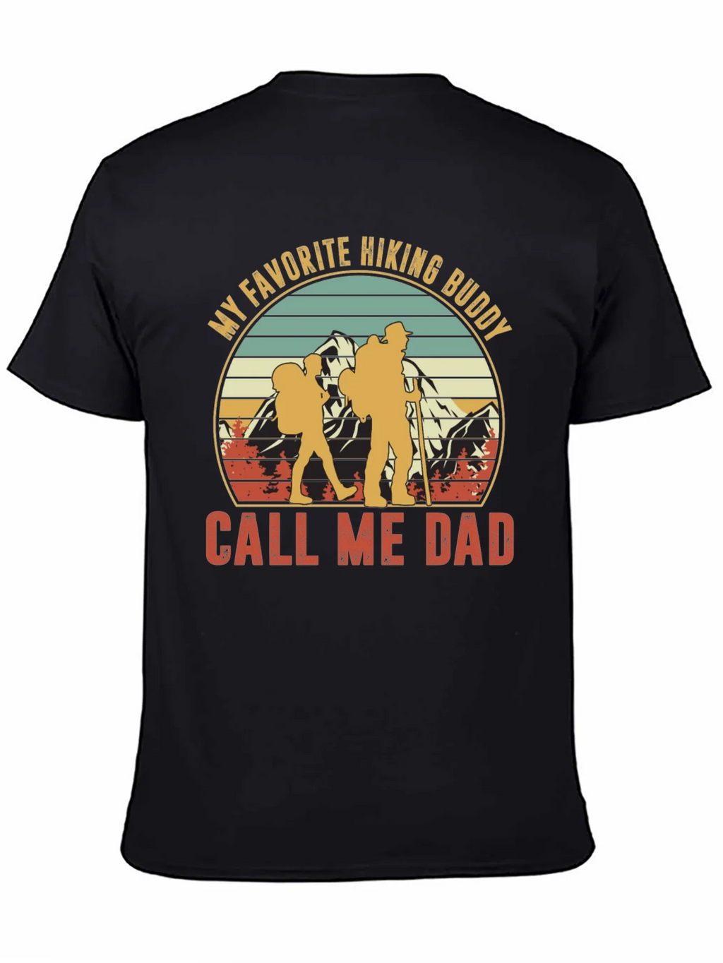 Hiking Buddy Dad T-Shirt