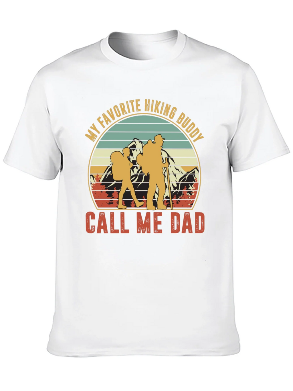 Hiking Buddy Dad T-Shirt