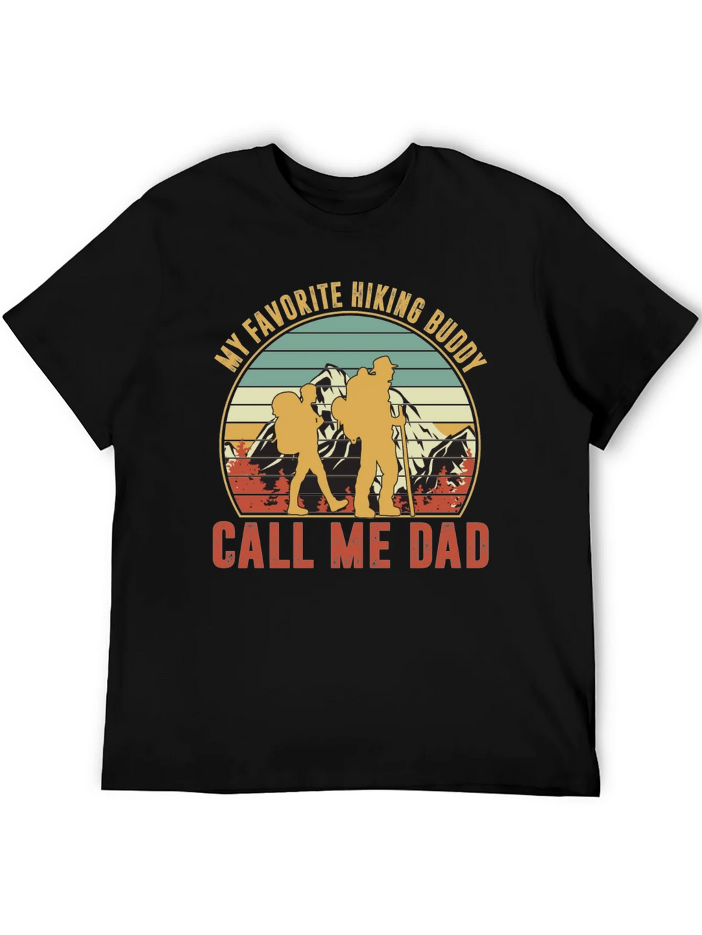 Hiking Buddy Dad T-Shirt