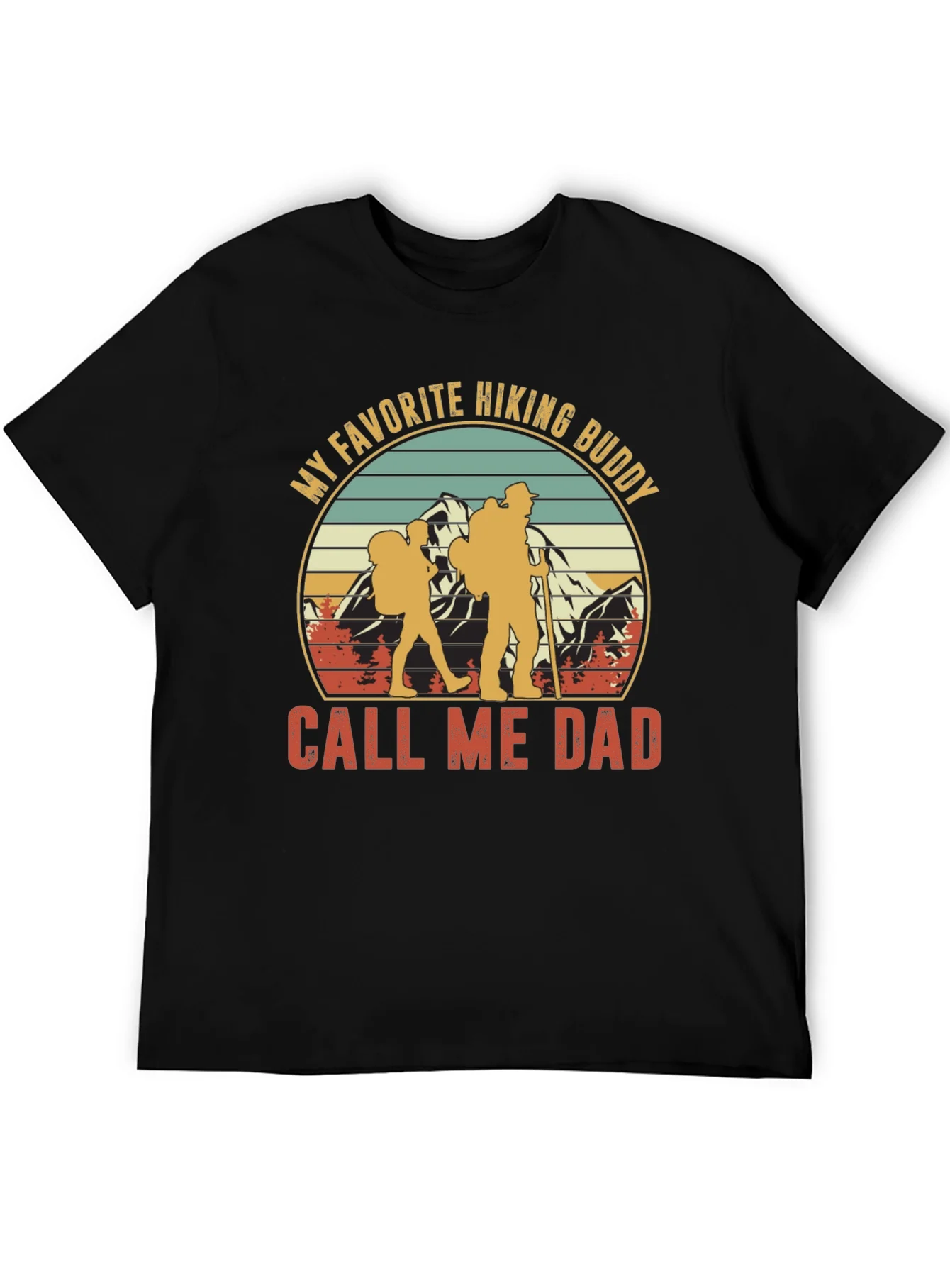 Hiking Buddy Dad T-Shirt