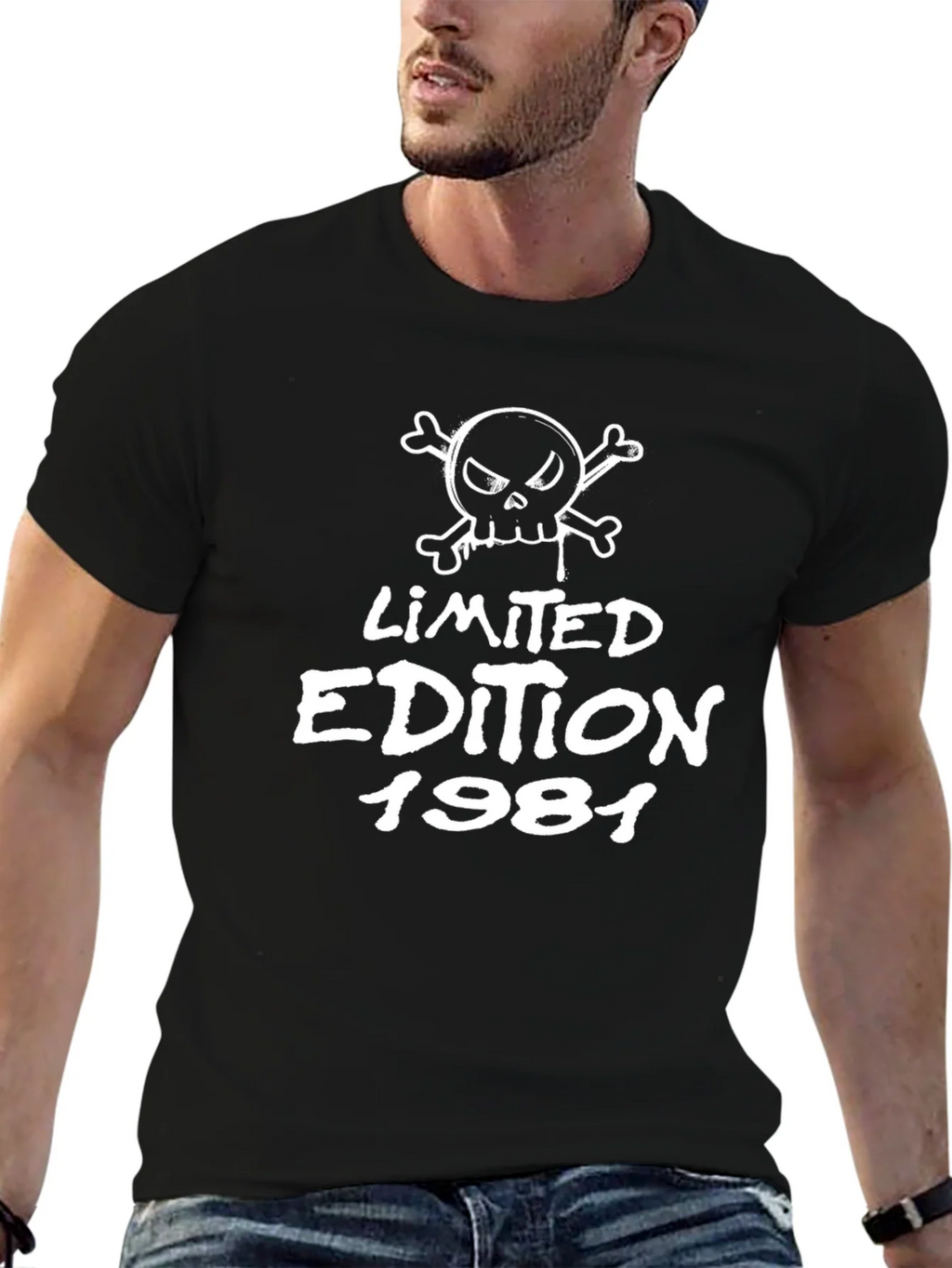Limited Edition 1981 Graphic T-Shirt - Black