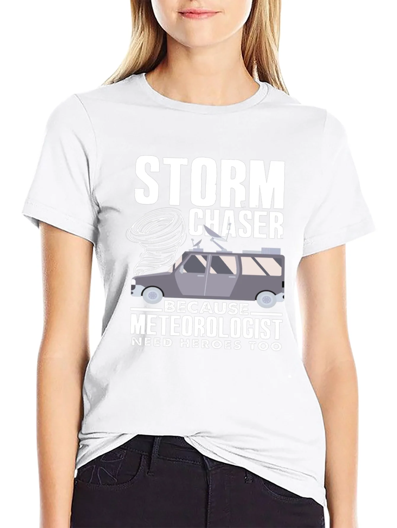 Storm Chaser T-Shirt: Meteorologist Hero Tee