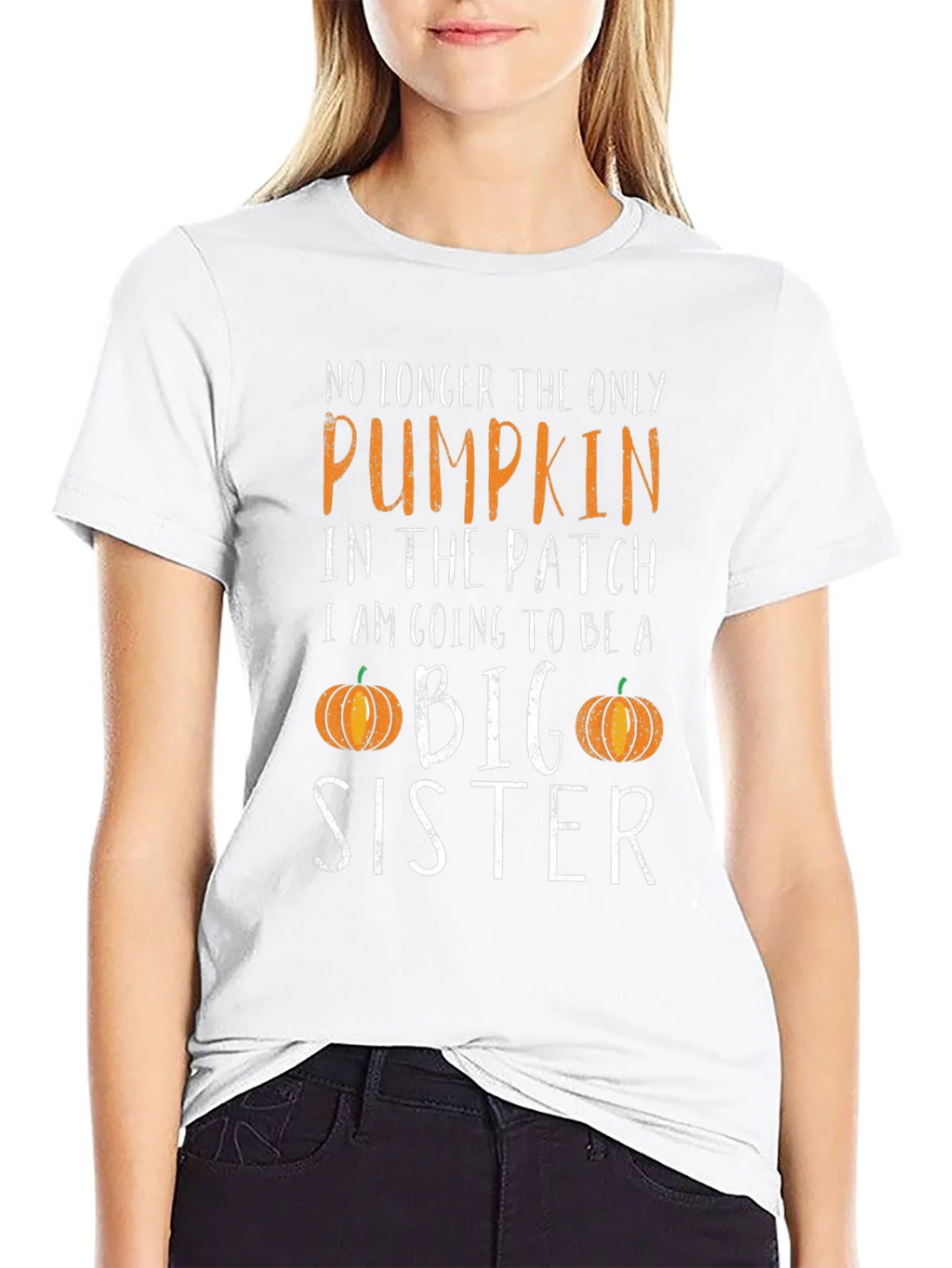 Big Sister Pumpkin Patch T-Shirt - Pregnancy Reveal Tee