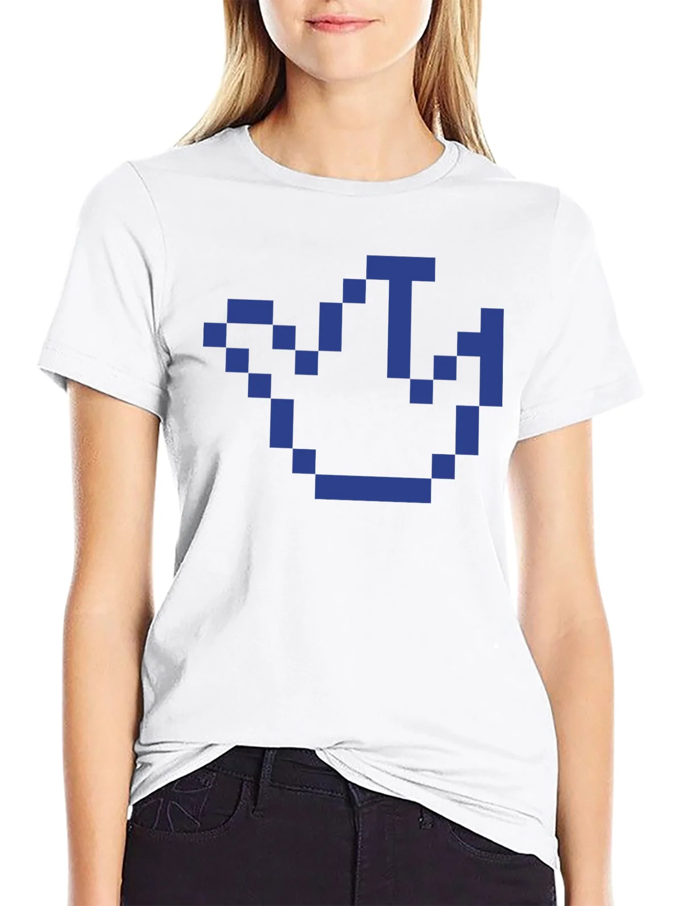 Pixel Crown T-Shirt - Retro Gaming Style